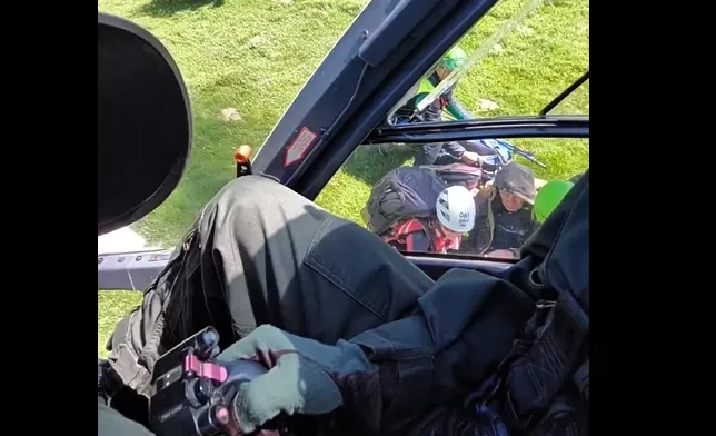 Rescatado un senderista de 81 años herido tras resbalar en la zona de Las Blancas.