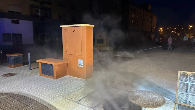 El transformador afectado. El transformador afectado.