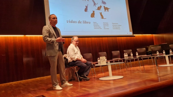 Carlos Sampériz y Grassa Toro. Foto Myriam Martínez Carlos Sampériz y Grassa Toro. Foto Myriam Martínez