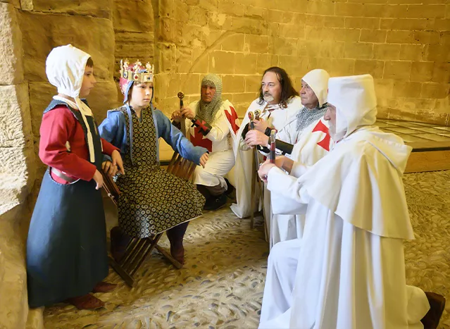 Monzón se transforma durante tres días para celebrar el Homenaje Templario.
