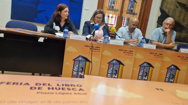 Magán, Latre, Arguis y Acín. Foto Myriam Martínez Magán, Latre, Arguis y Acín. Foto Myriam Martínez