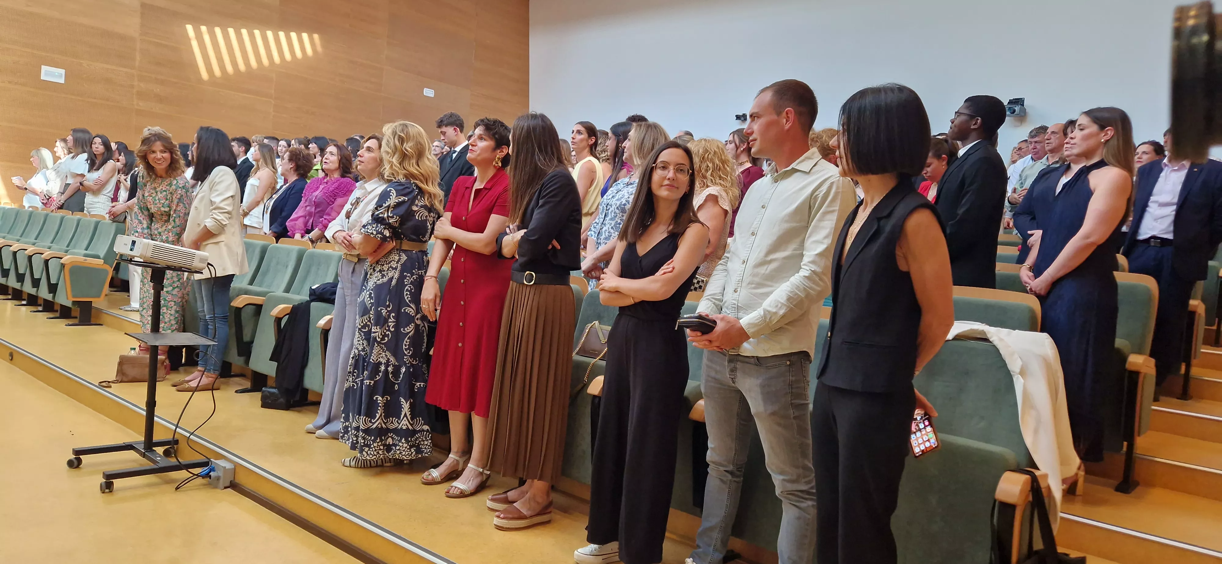 Ceremonia de graduación de la Escuela Universitaria de Enfermería de Huesca. Foto Myriam Martínez