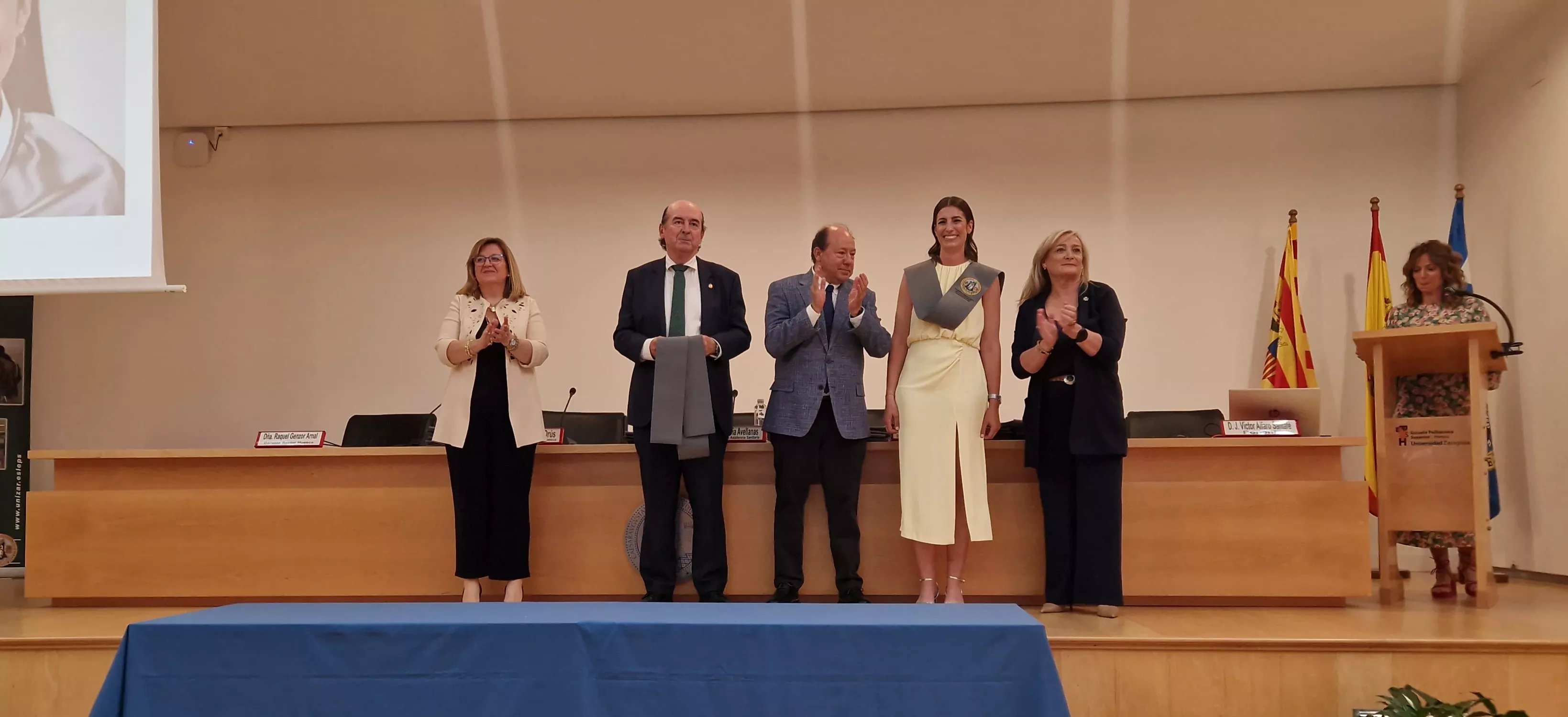 Ceremonia de graduación de la Escuela Universitaria de Enfermería de Huesca. Foto Myriam Martínez