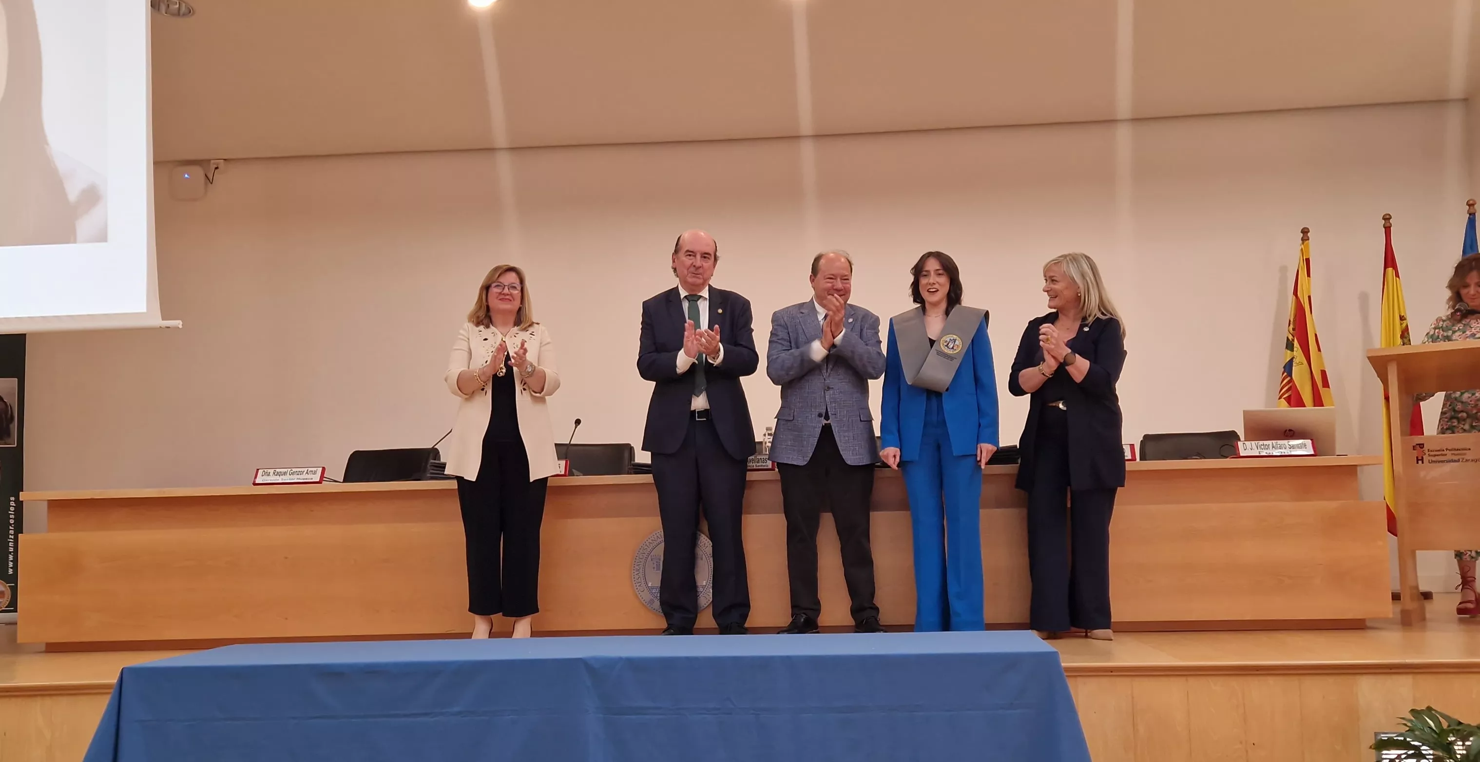 Ceremonia de graduación de la Escuela Universitaria de Enfermería de Huesca. Foto Myriam Martínez