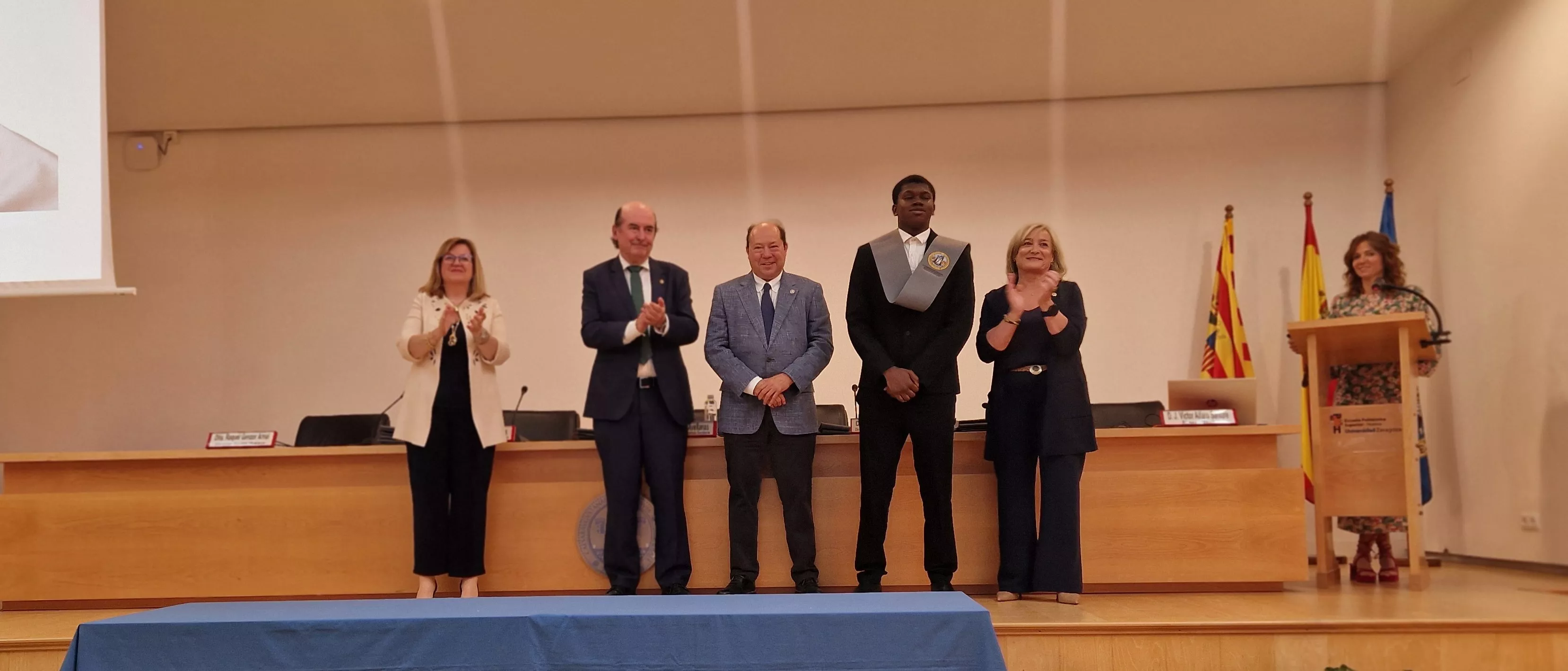 Ceremonia de graduación de la Escuela Universitaria de Enfermería de Huesca. Foto Myriam Martínez