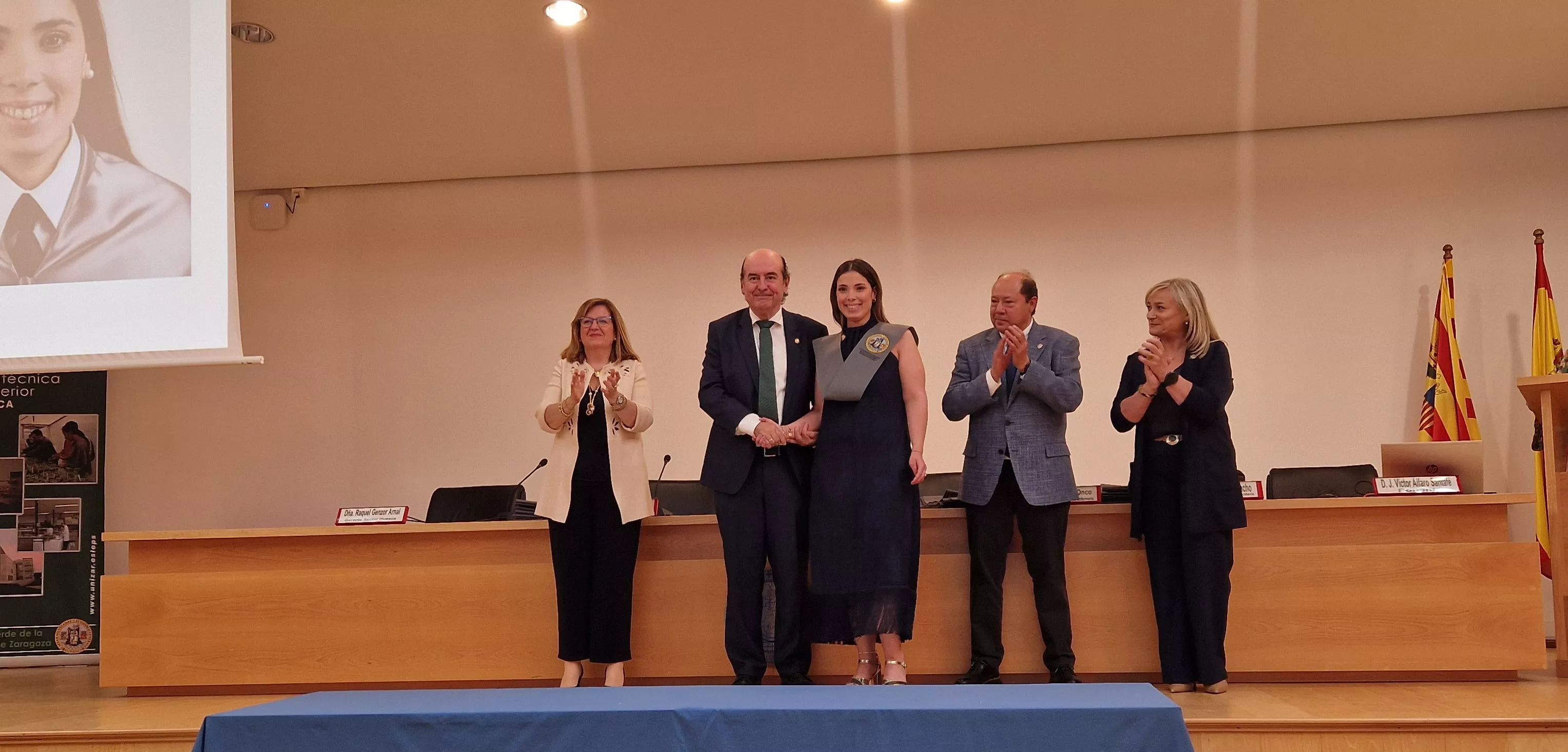Ceremonia de graduación de la Escuela Universitaria de Enfermería de Huesca. Foto Myriam Martínez