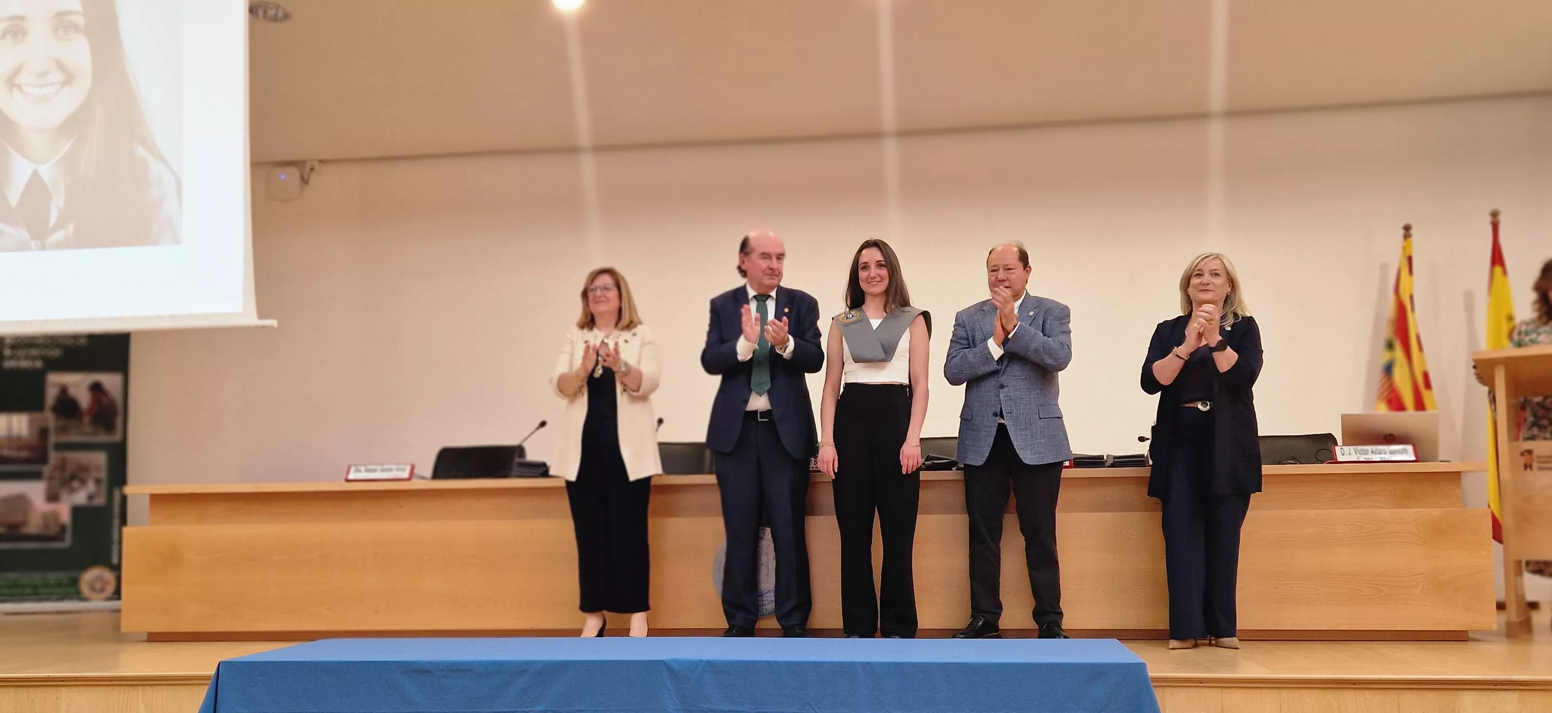 Ceremonia de graduación de la Escuela Universitaria de Enfermería de Huesca. Foto Myriam Martínez