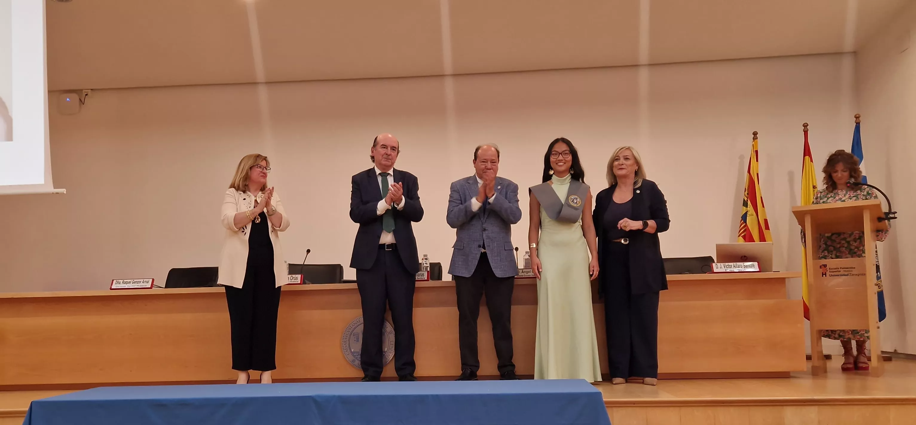 Ceremonia de graduación de la Escuela Universitaria de Enfermería de Huesca. Foto Myriam Martínez