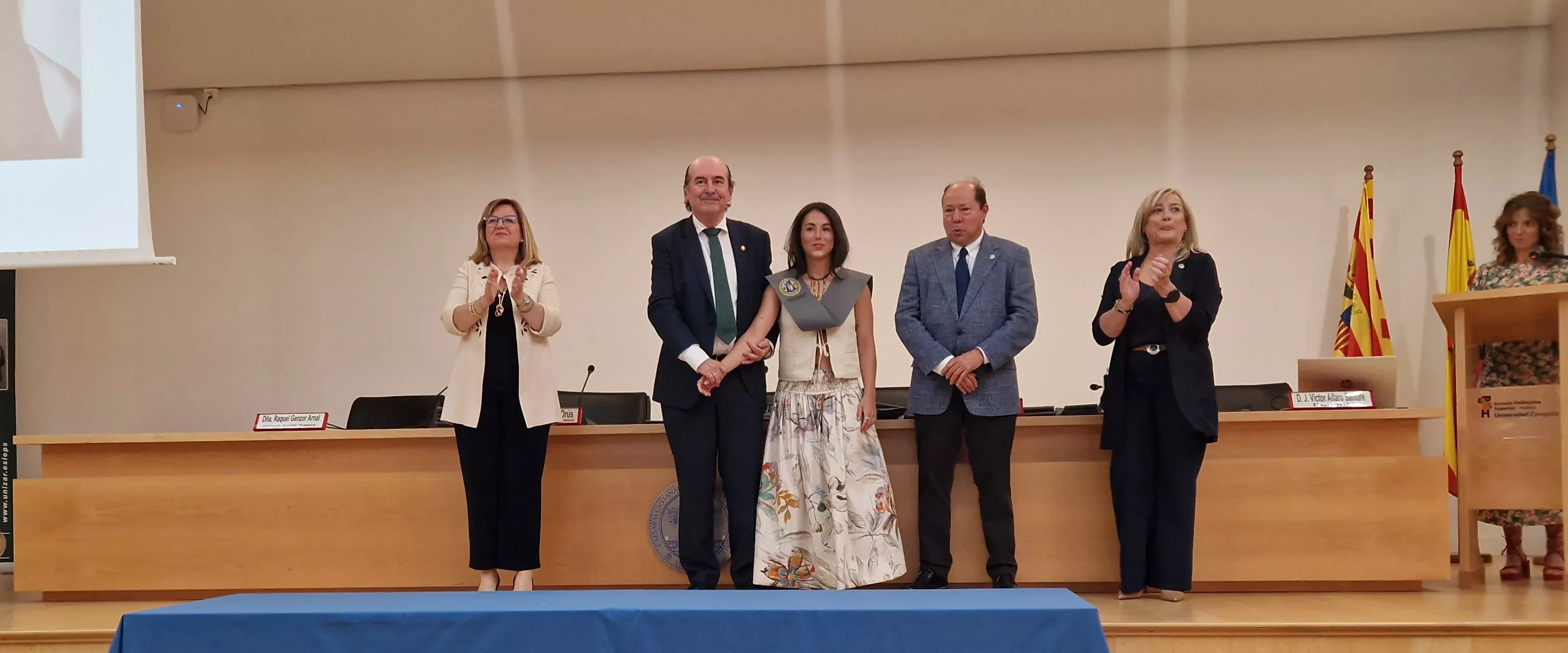 Ceremonia de graduación de la Escuela Universitaria de Enfermería de Huesca. Foto Myriam Martínez