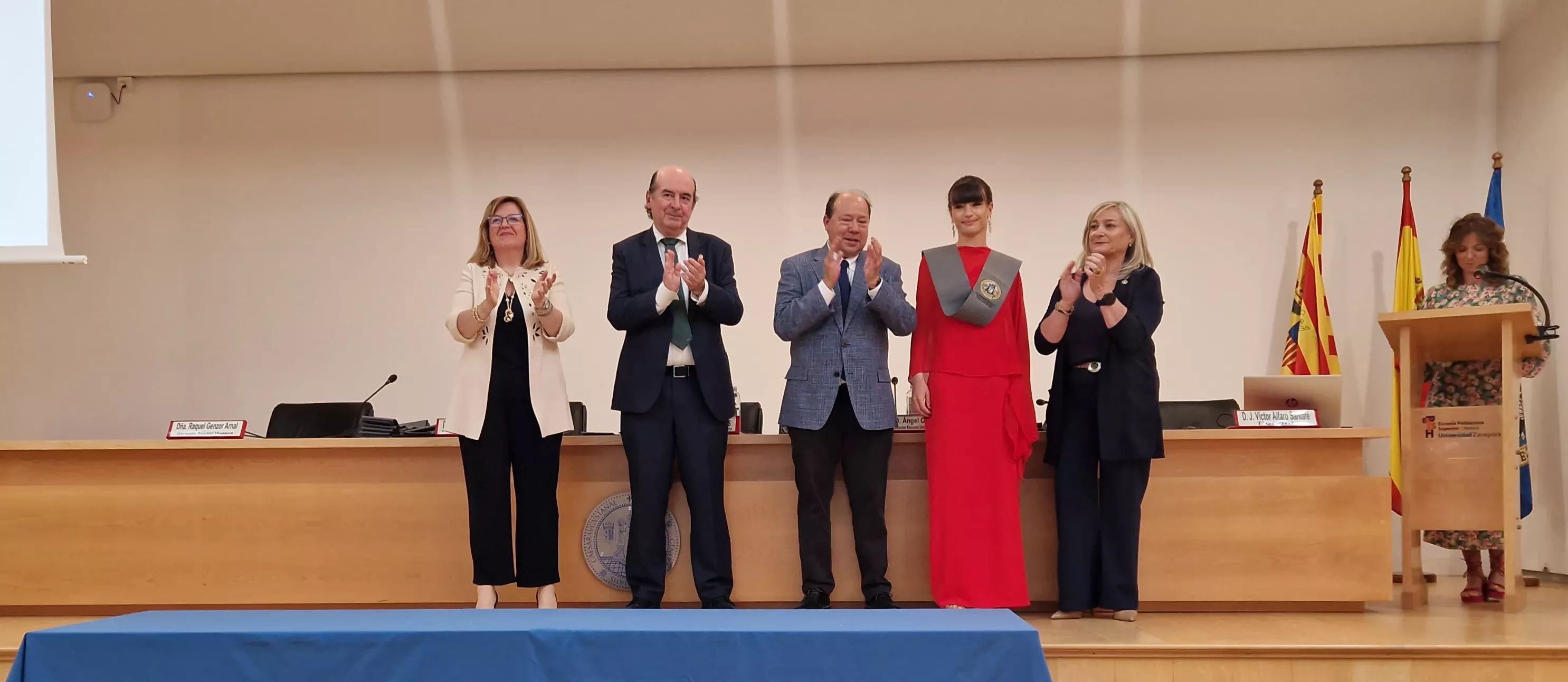 Ceremonia de graduación de la Escuela Universitaria de Enfermería de Huesca. Foto Myriam Martínez