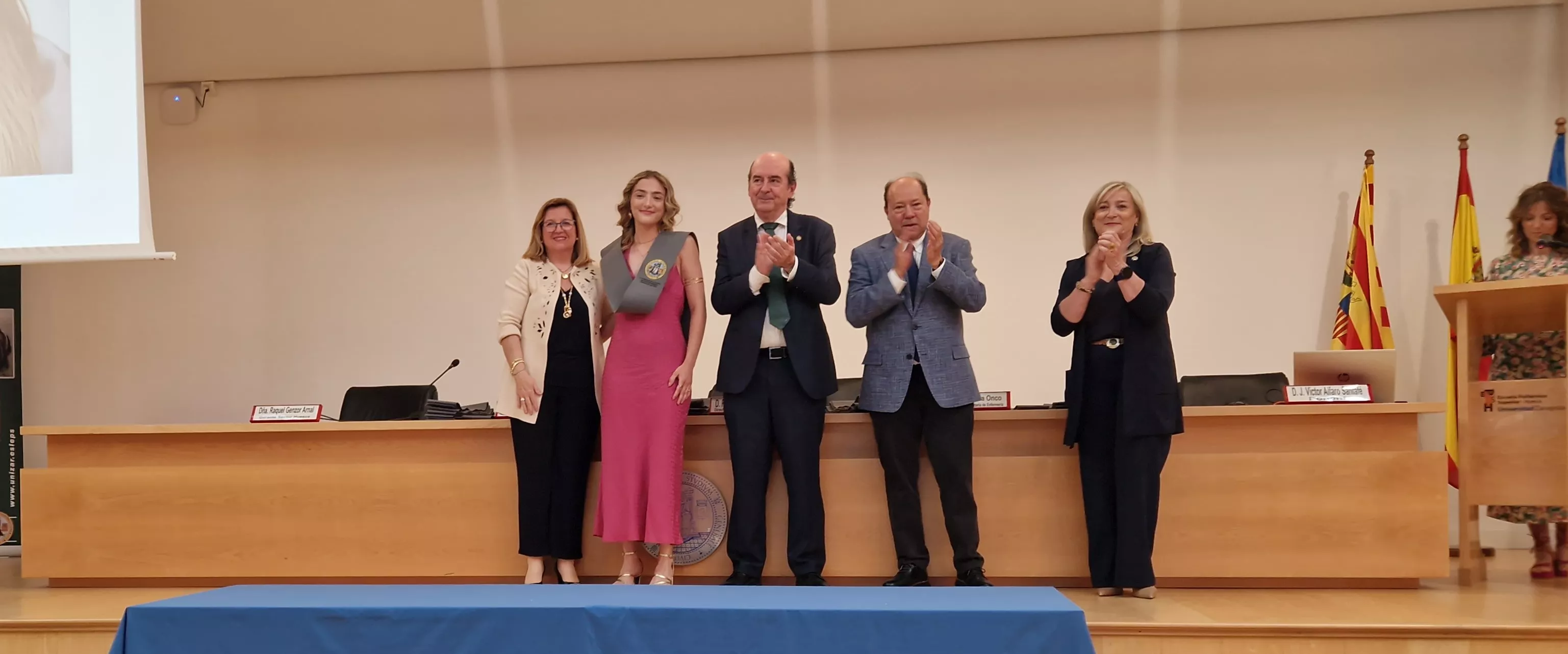 Ceremonia de graduación de la Escuela Universitaria de Enfermería de Huesca. Foto Myriam Martínez