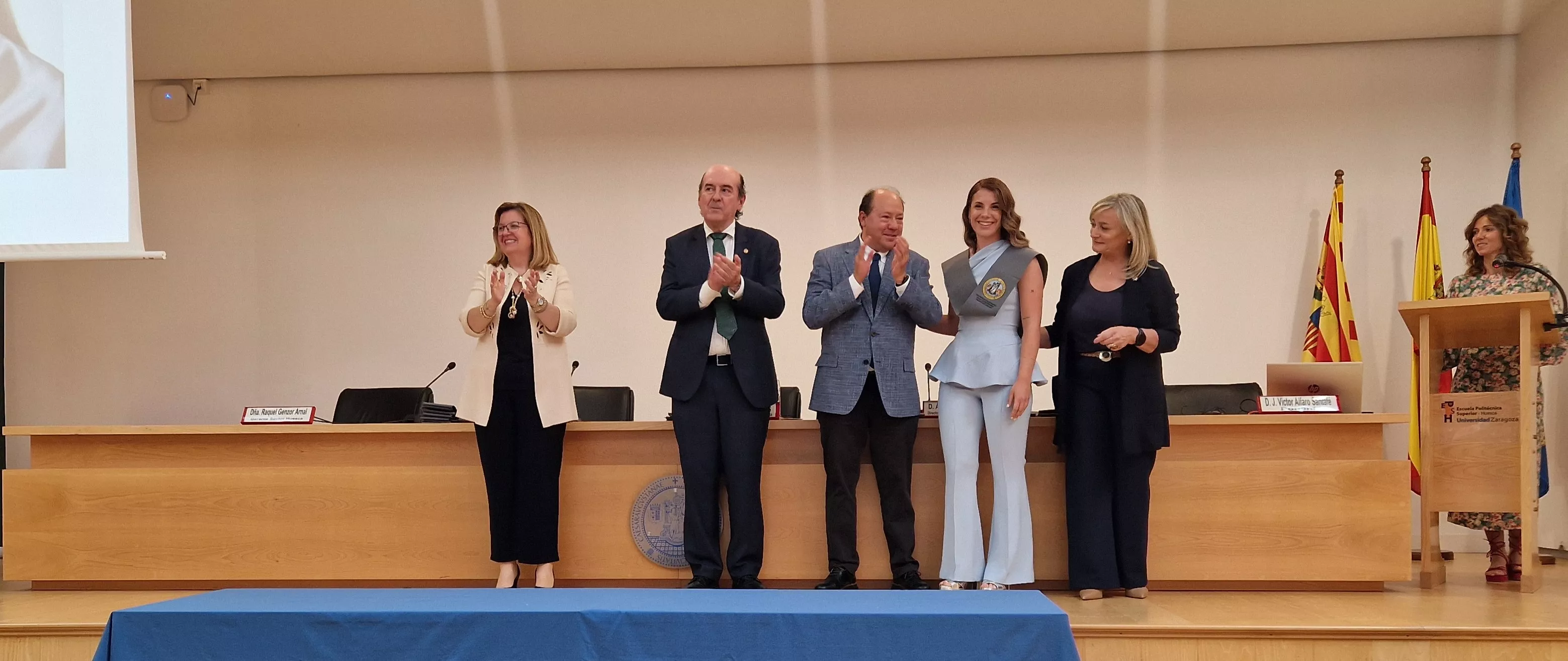 Ceremonia de graduación de la Escuela Universitaria de Enfermería de Huesca. Foto Myriam Martínez