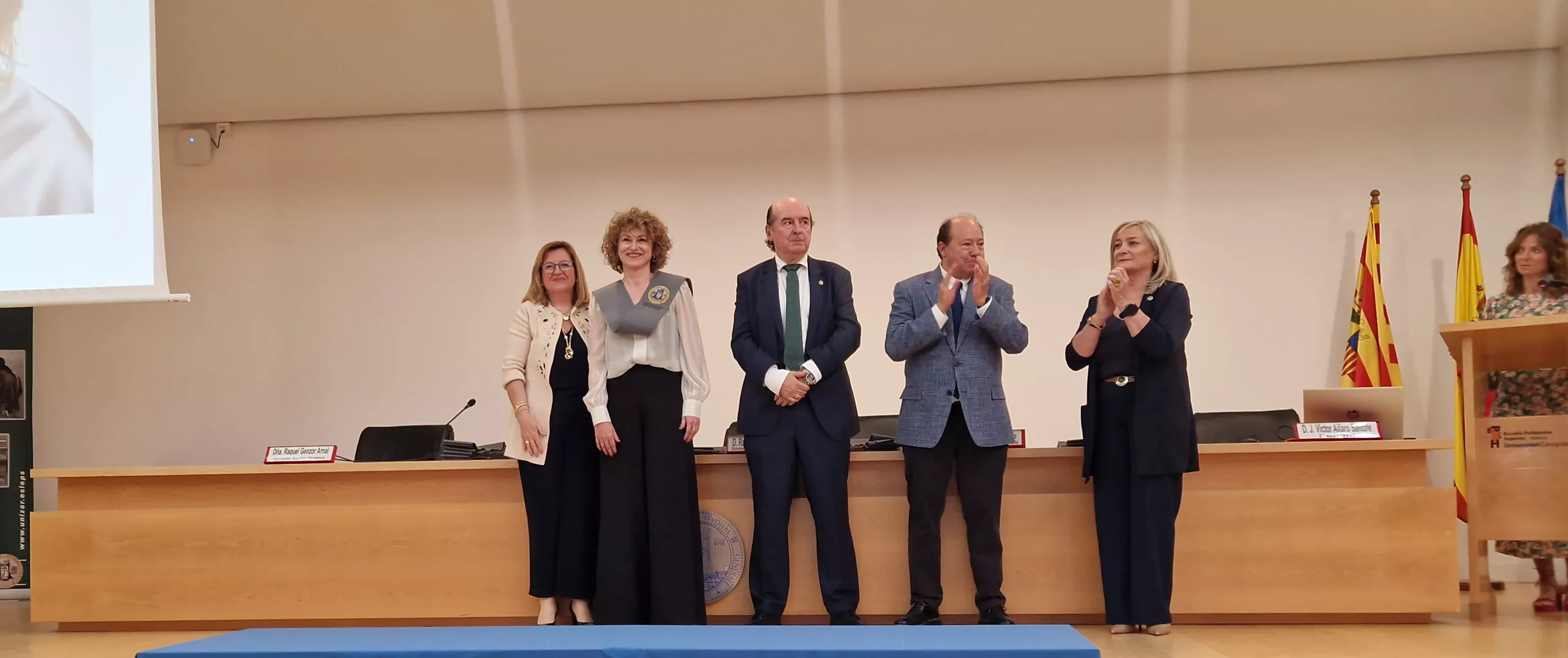 Ceremonia de graduación de la Escuela Universitaria de Enfermería de Huesca. Foto Myriam Martínez