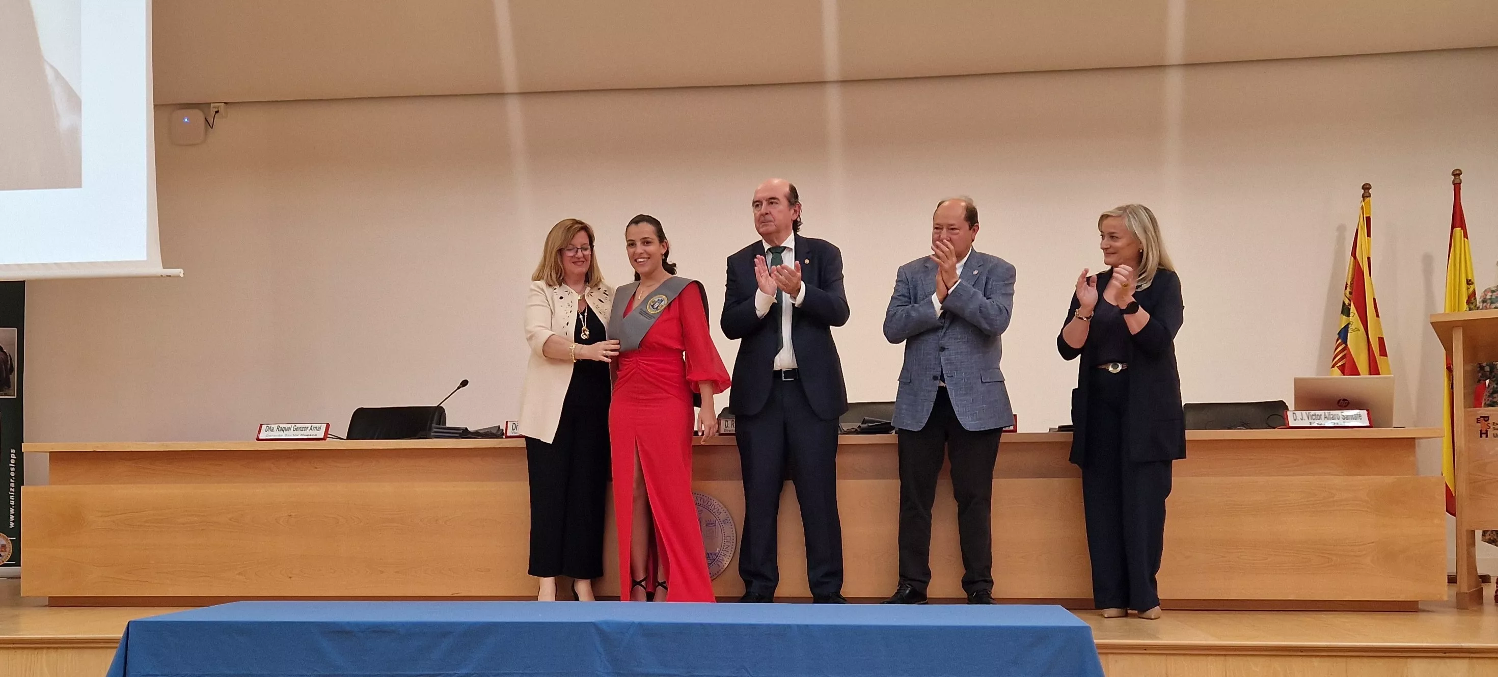 Ceremonia de graduación de la Escuela Universitaria de Enfermería de Huesca. Foto Myriam Martínez