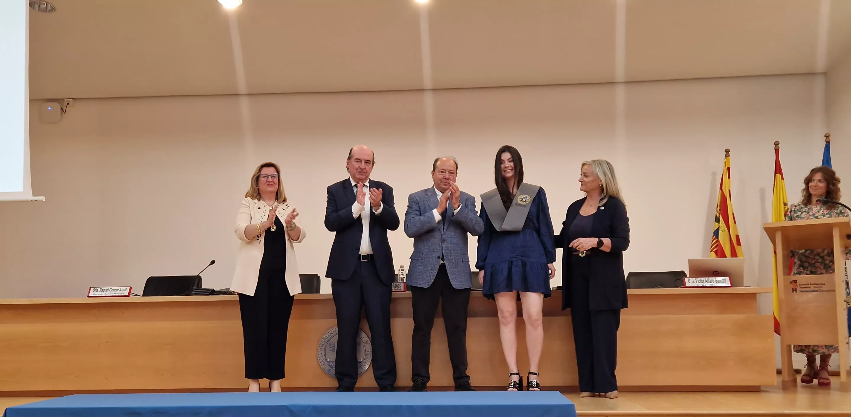 Ceremonia de graduación de la Escuela Universitaria de Enfermería de Huesca. Foto Myriam Martínez