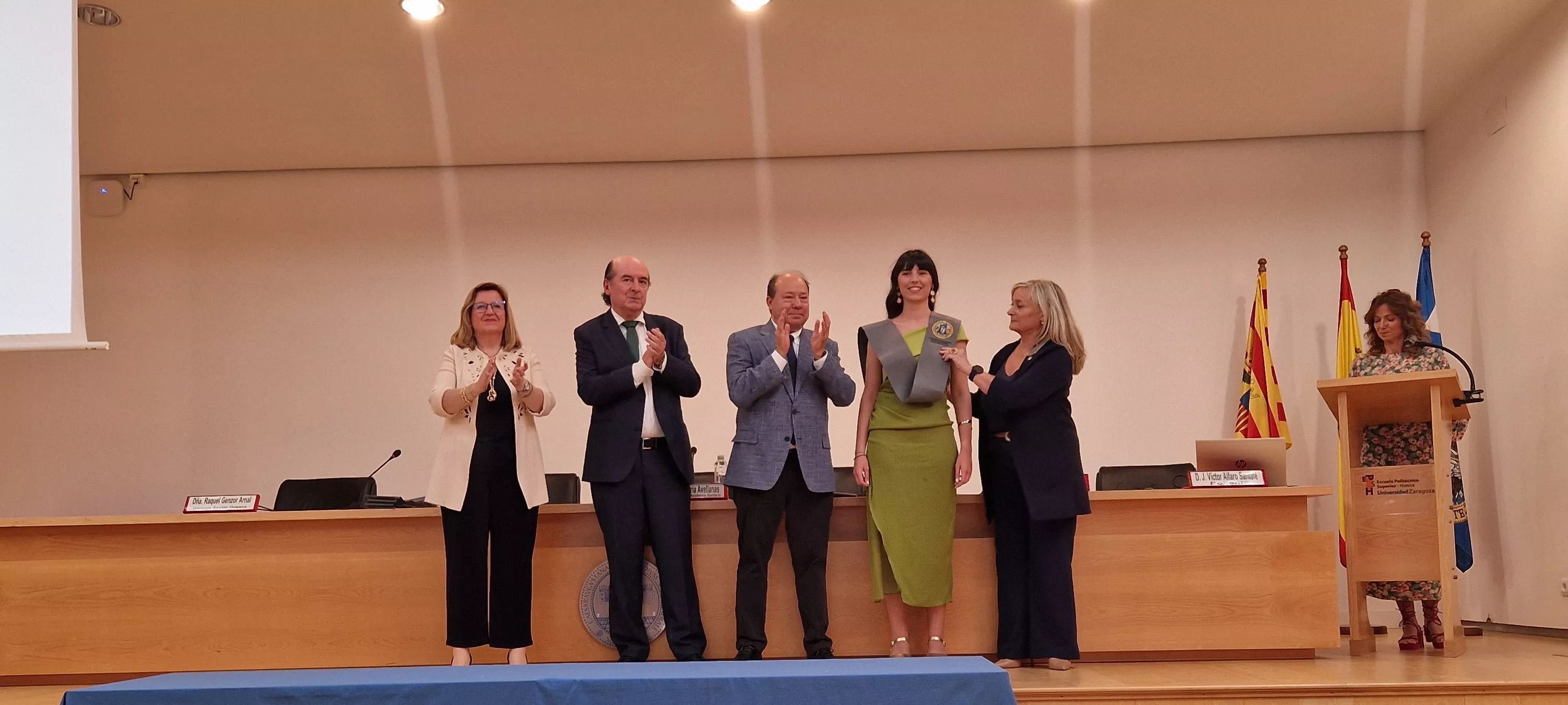 Ceremonia de graduación de la Escuela Universitaria de Enfermería de Huesca. Foto Myriam Martínez