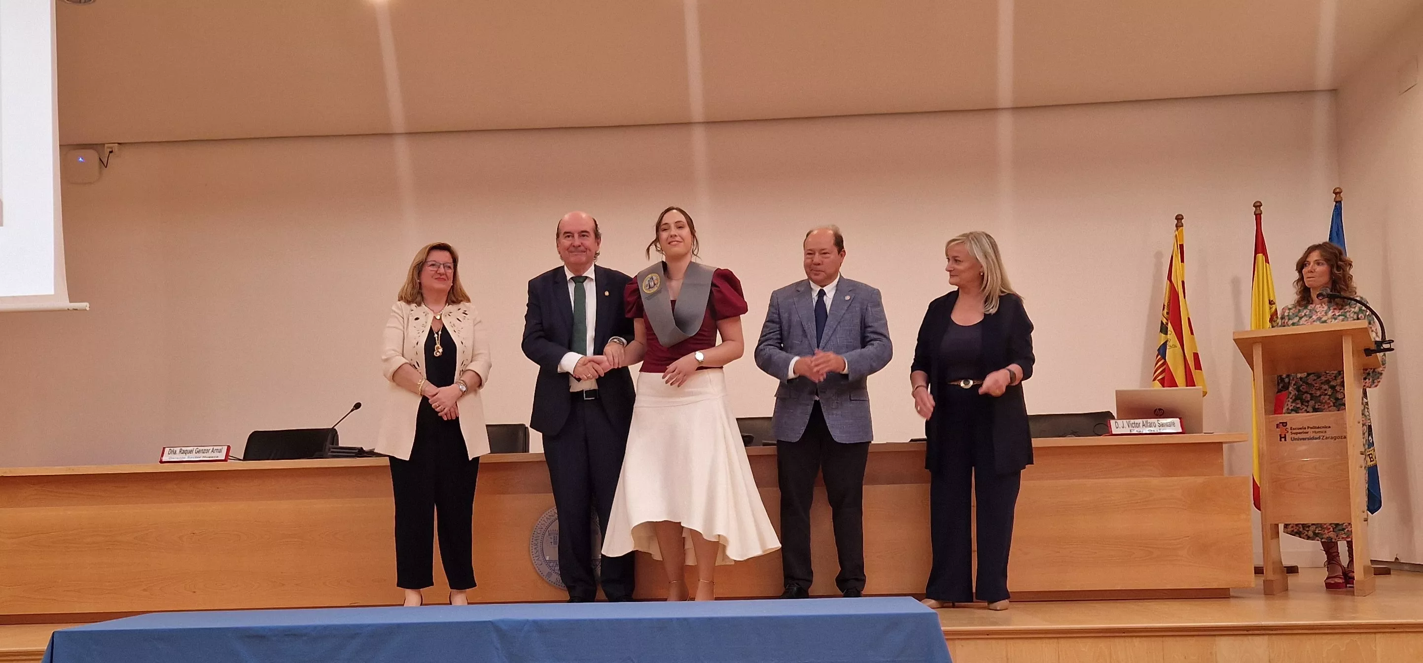 Ceremonia de graduación de la Escuela Universitaria de Enfermería de Huesca. Foto Myriam Martínez