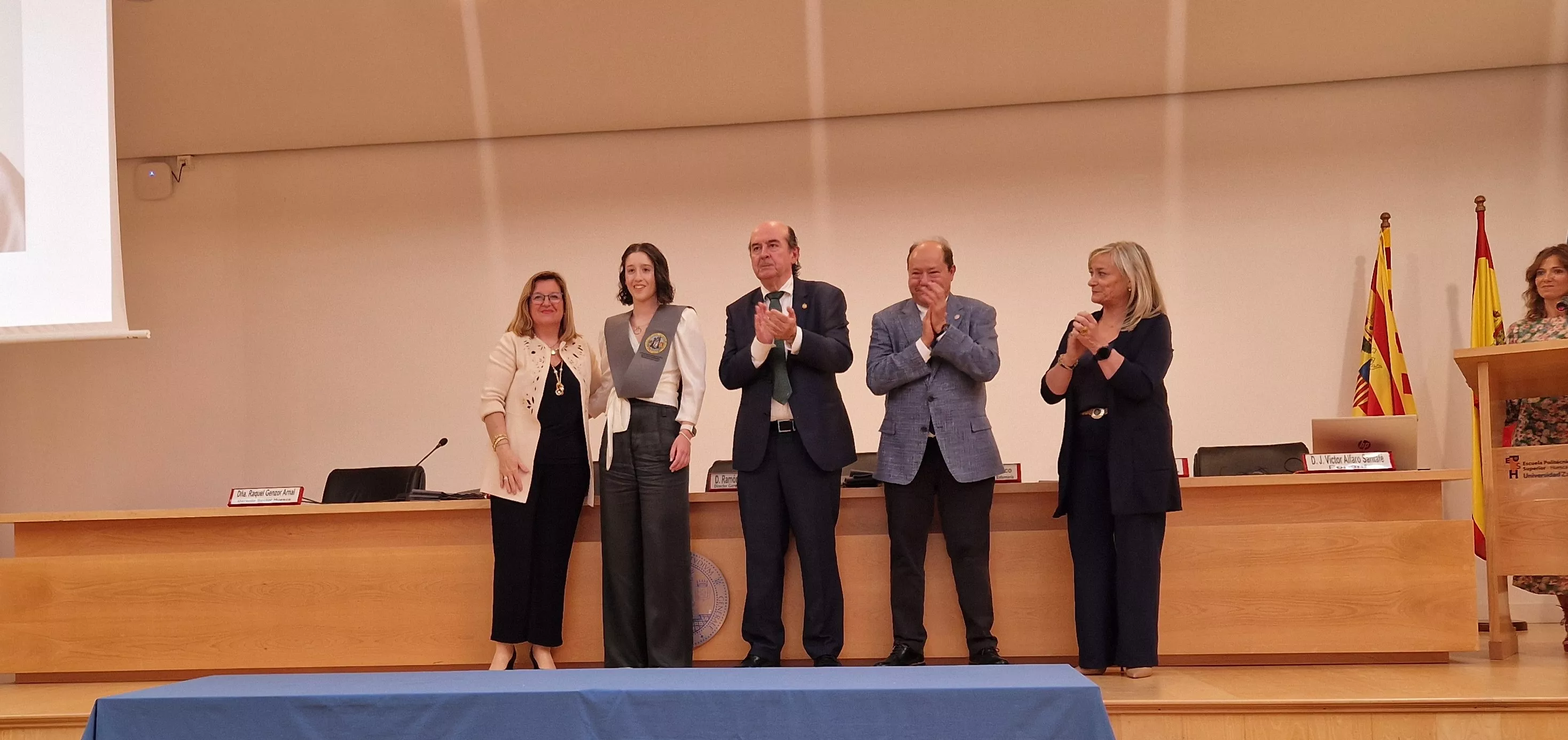 Ceremonia de graduación de la Escuela Universitaria de Enfermería de Huesca. Foto Myriam Martínez