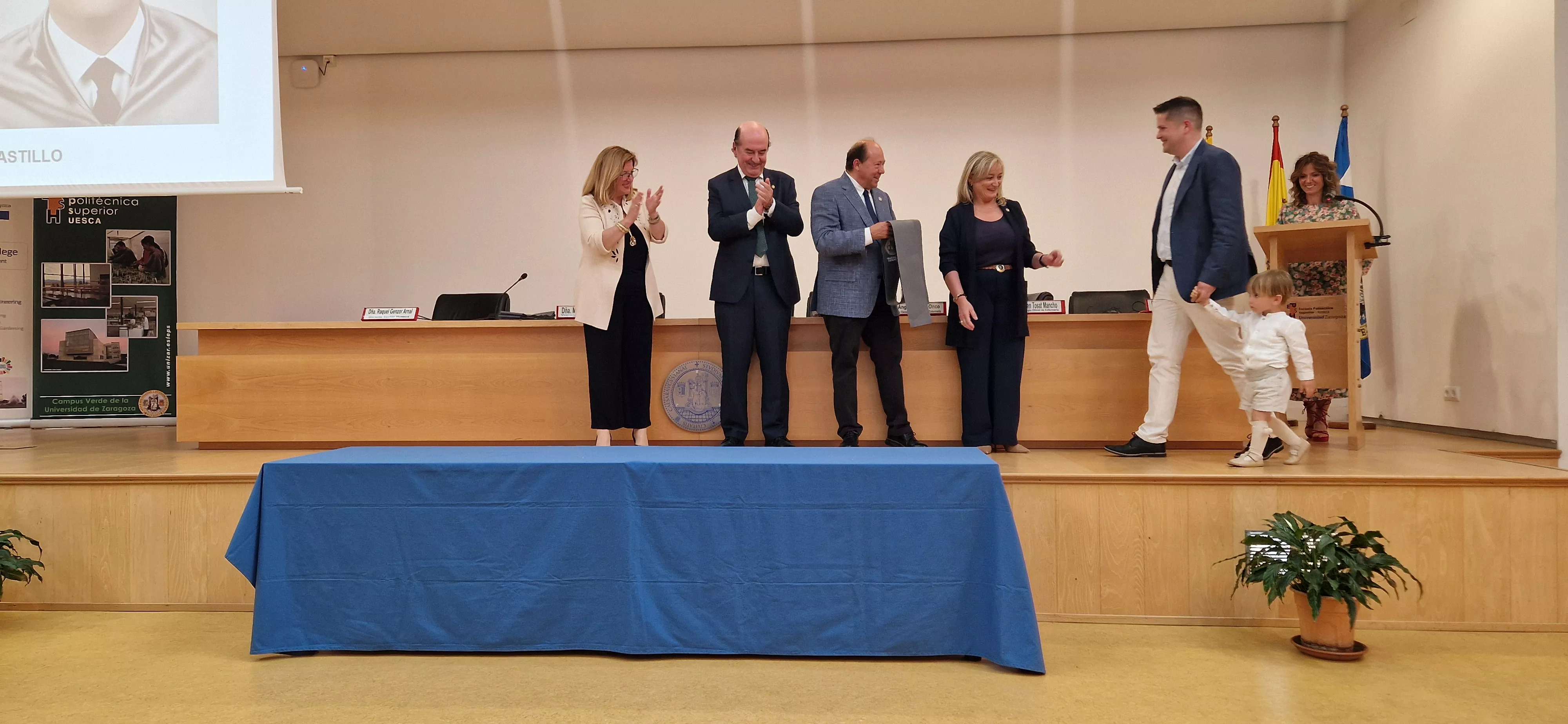 Ceremonia de graduación de la Escuela Universitaria de Enfermería de Huesca. Foto Myriam Martínez