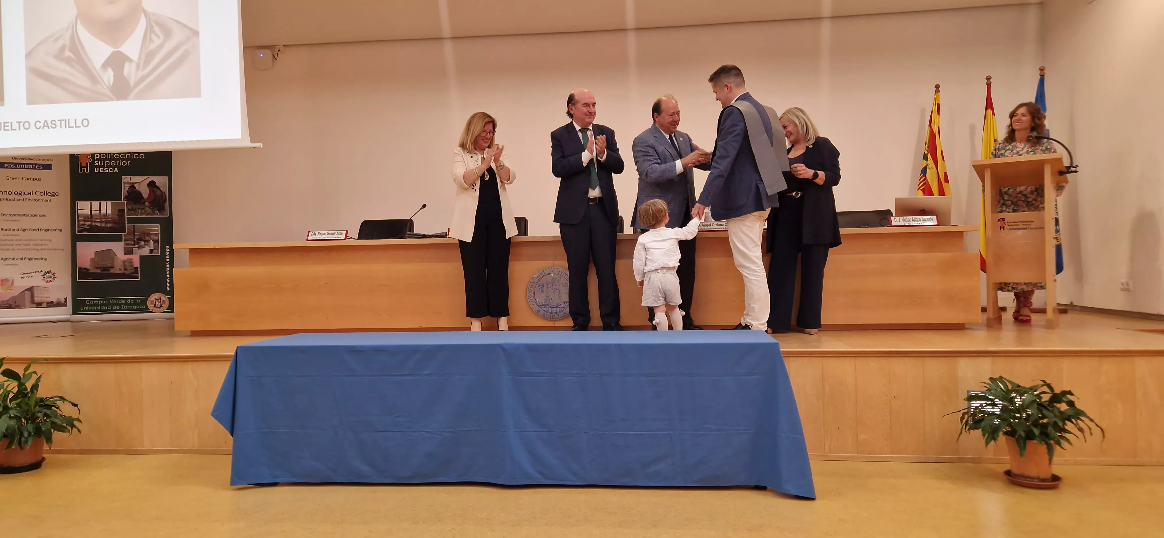 Ceremonia de graduación de la Escuela Universitaria de Enfermería de Huesca. Foto Myriam Martínez