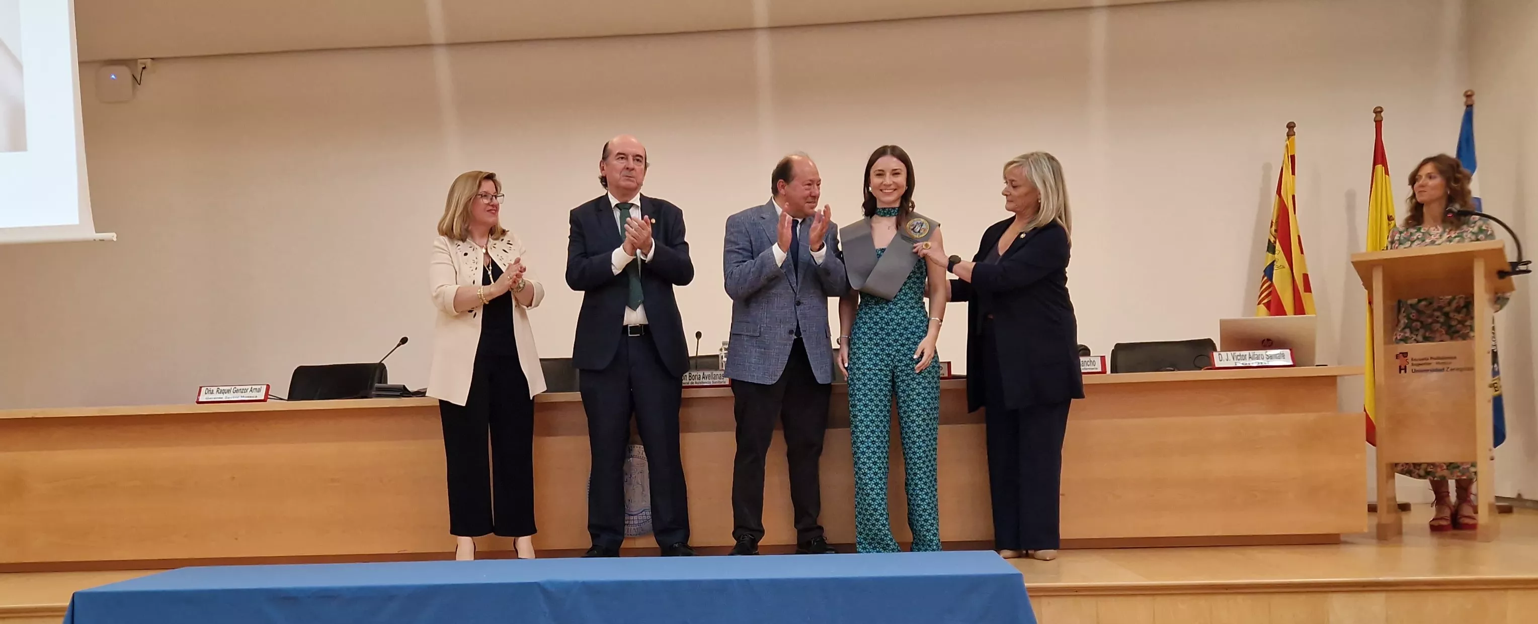 Ceremonia de graduación de la Escuela Universitaria de Enfermería de Huesca. Foto Myriam Martínez
