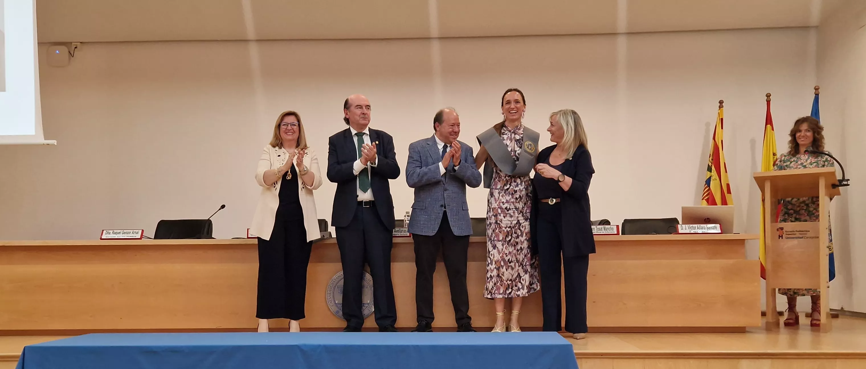 Ceremonia de graduación de la Escuela Universitaria de Enfermería de Huesca. Foto Myriam Martínez