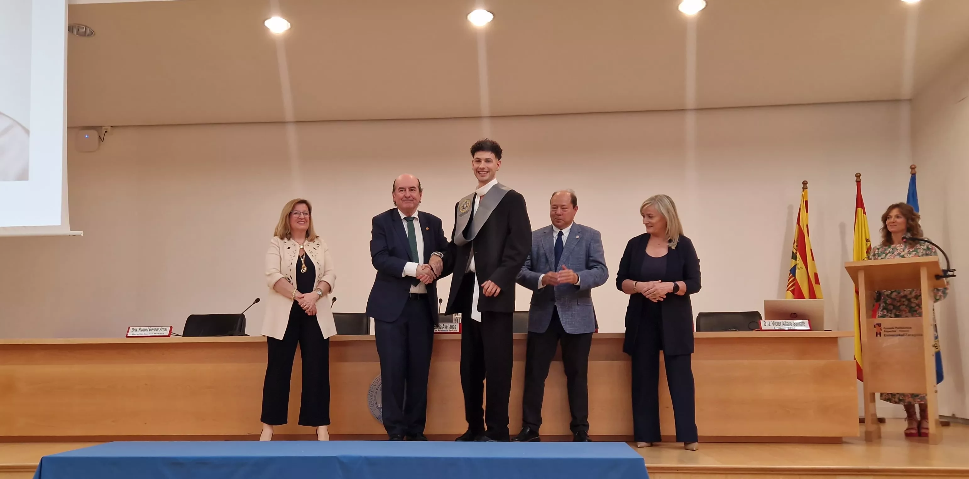 Ceremonia de graduación de la Escuela Universitaria de Enfermería de Huesca. Foto Myriam Martínez