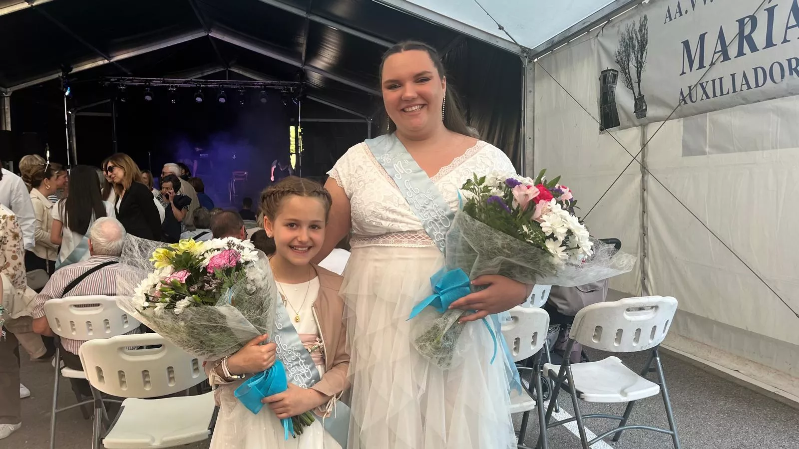 Acto de presentación de las mairalesas del Barrio de María Auxiliadora. Foto Mercedes Manterola