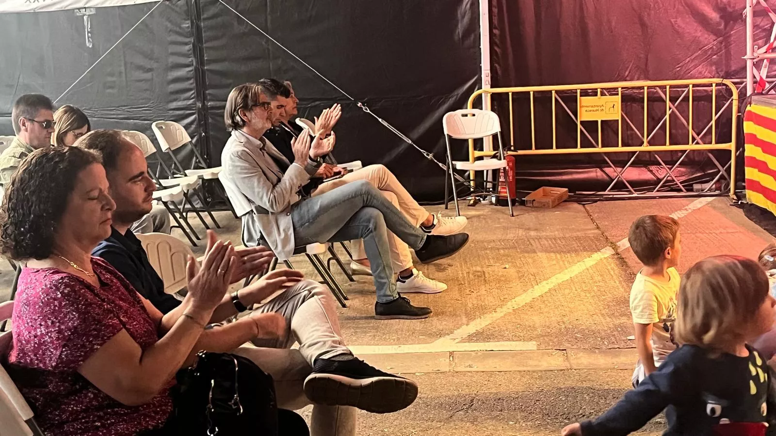 Acto de presentación de las mairalesas del Barrio de María Auxiliadora. Foto Mercedes Manterola