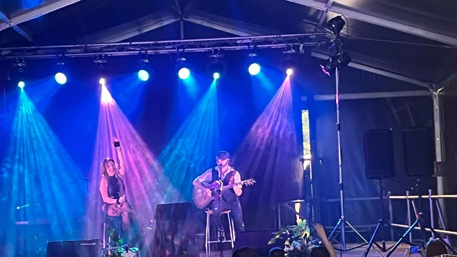 Acto de presentación de las mairalesas del Barrio de María Auxiliadora. Foto Mercedes Manterola