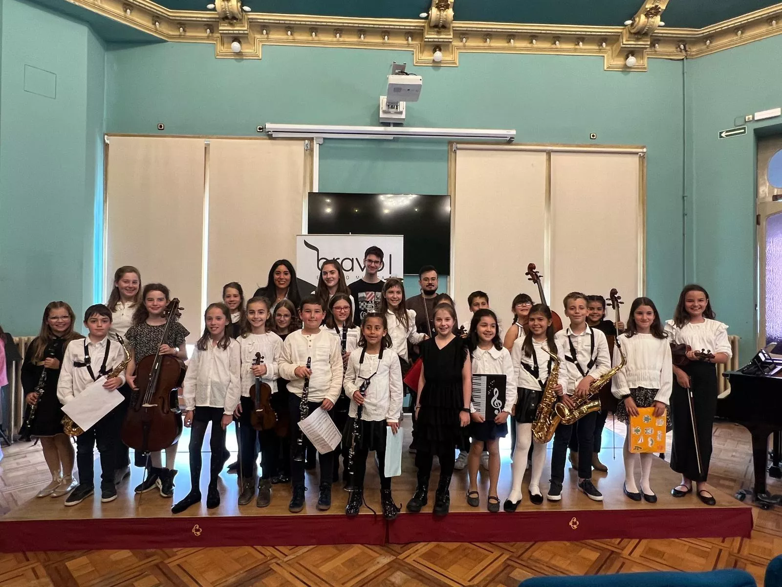 Concierto de fin de curso en la modalidad de Conservatorio de Bravo Espacio Música.