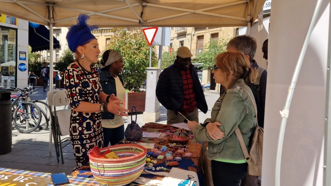 Día de África en Huesca. Foto Myriam Martínez Día de África en Huesca. Foto Myriam Martínez