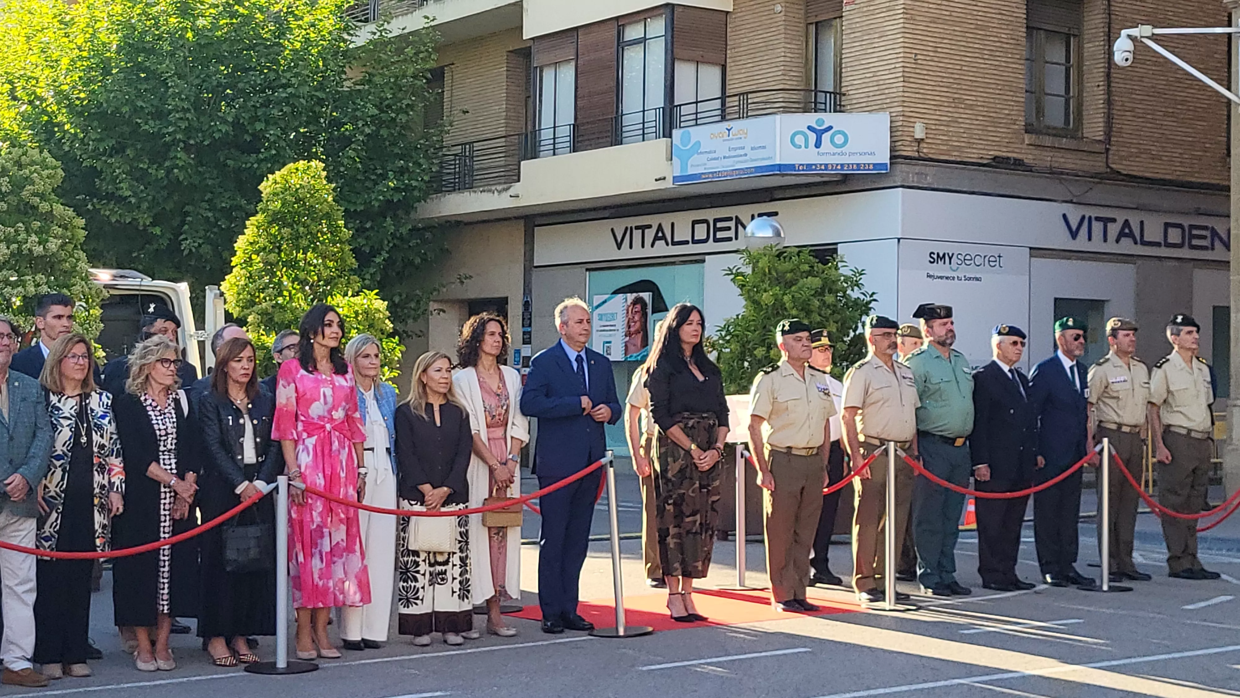 Encuentro de Bandas Militares en Huesca. Foto Mercedes Manterola