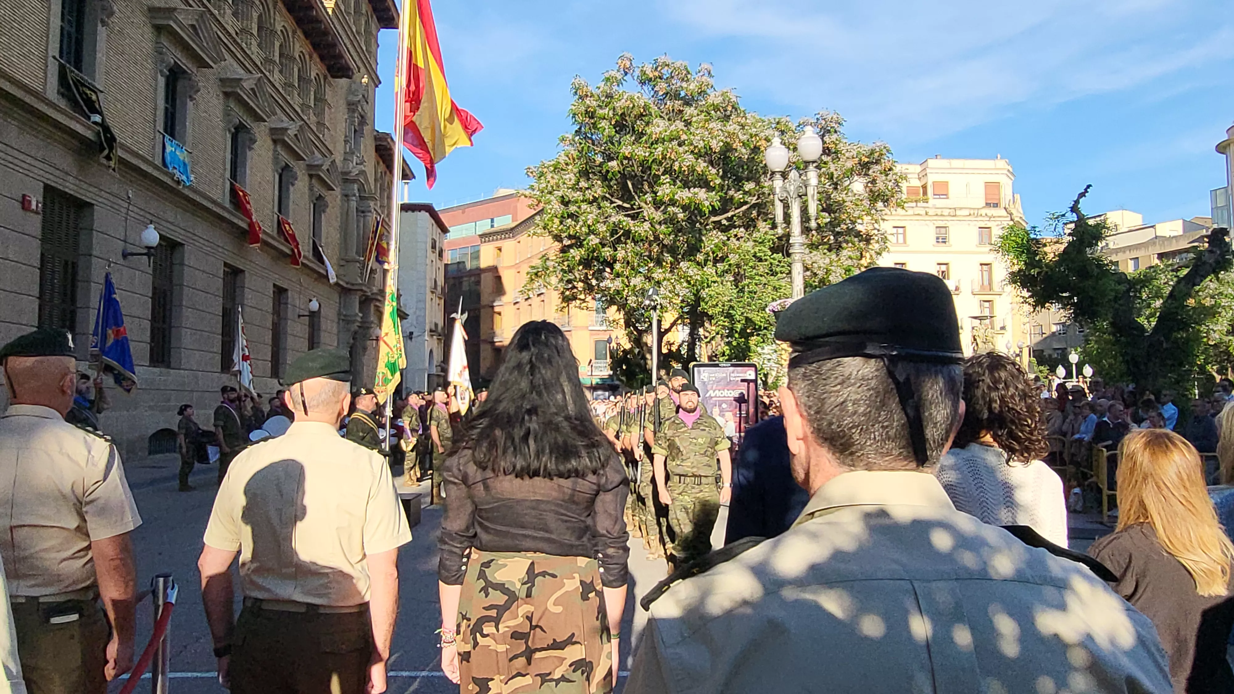 Encuentro de Bandas Militares en Huesca. Foto Mercedes Manterola