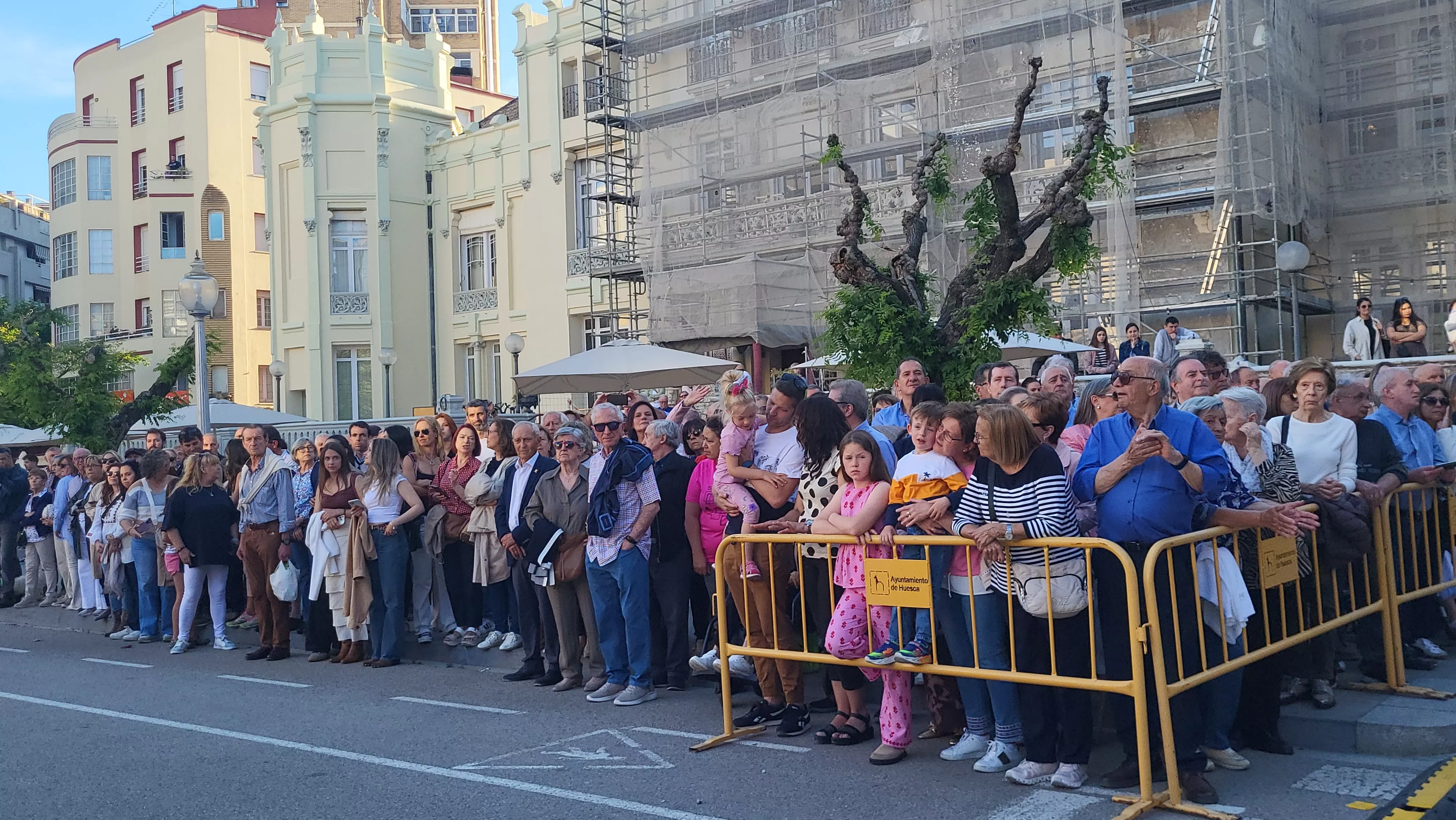 Encuentro de Bandas Militares en Huesca. Foto Mercedes Manterola