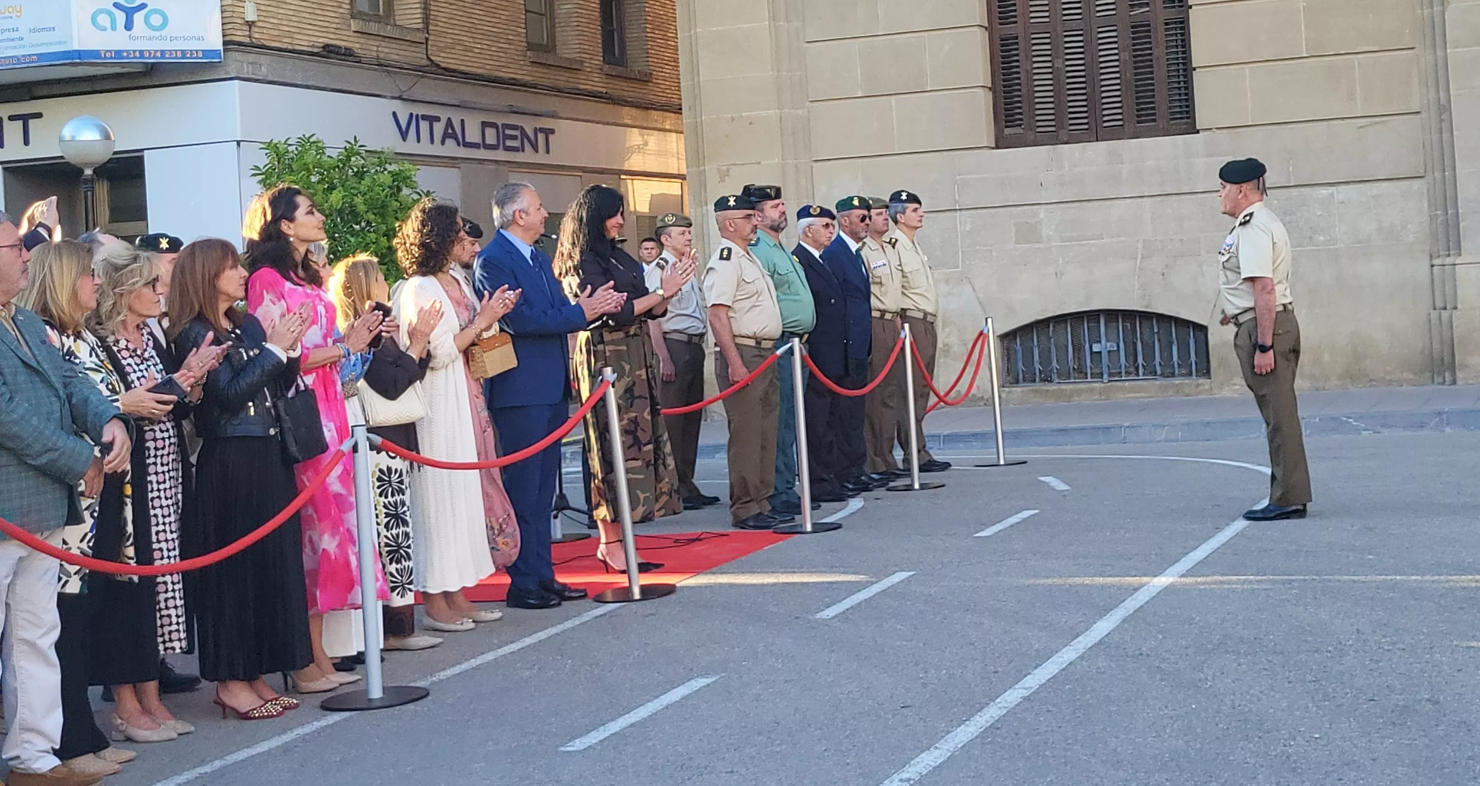 Encuentro de Bandas Militares en Huesca. Foto Mercedes Manterola