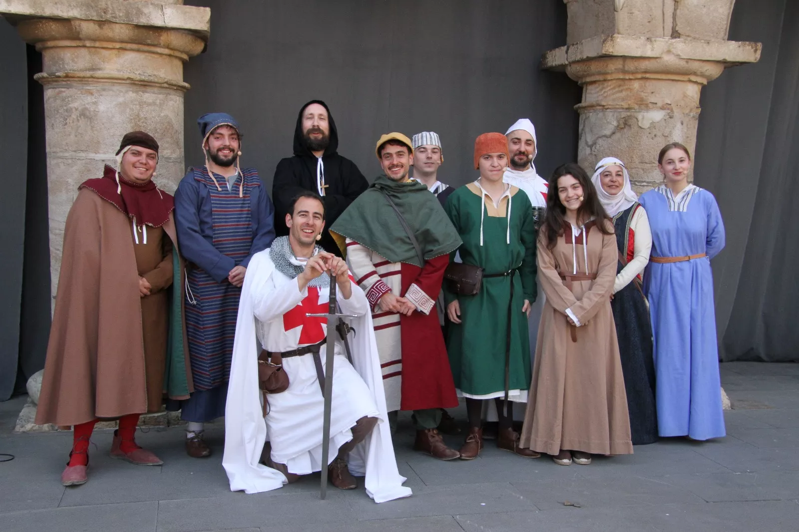 Homenaje templario a Guillem de Mont-rodón". Foto Carlos Neofato