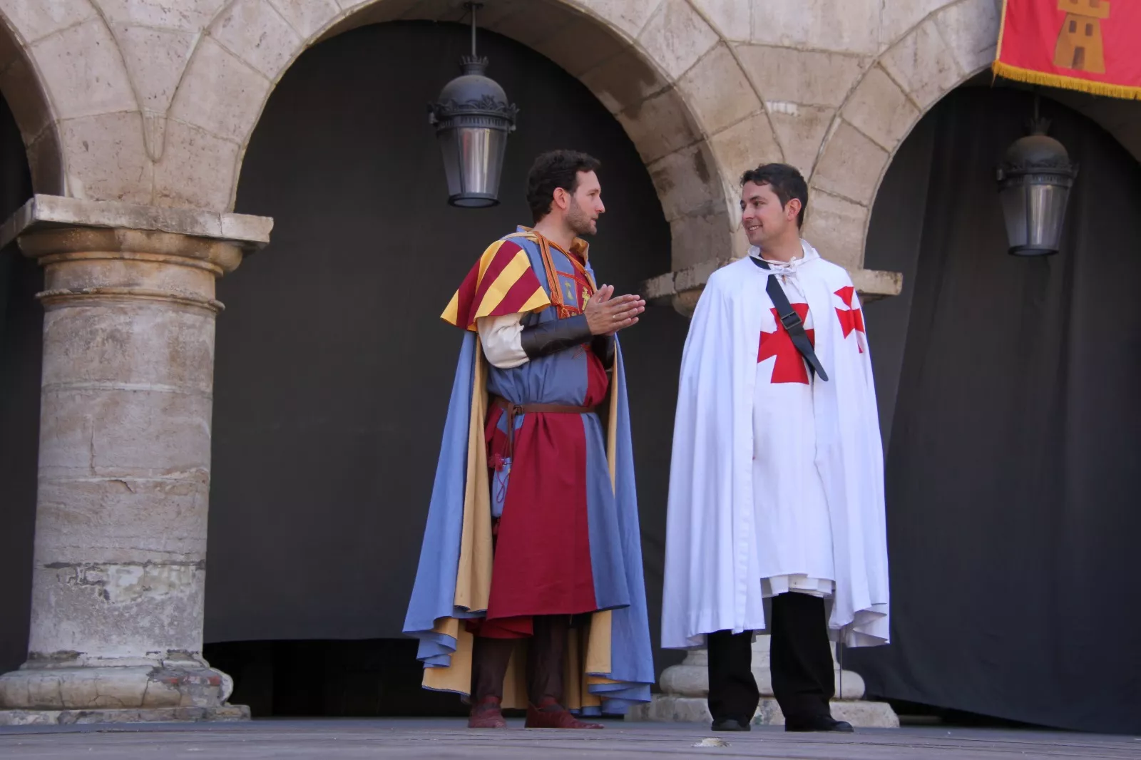 Homenaje templario a Guillem de Mont-rodón". Foto Carlos Neofato