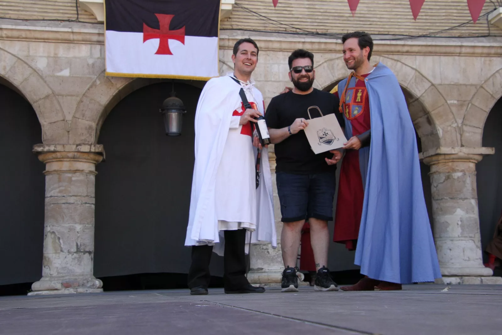 Homenaje templario a Guillem de Mont-rodón". Foto Carlos Neofato