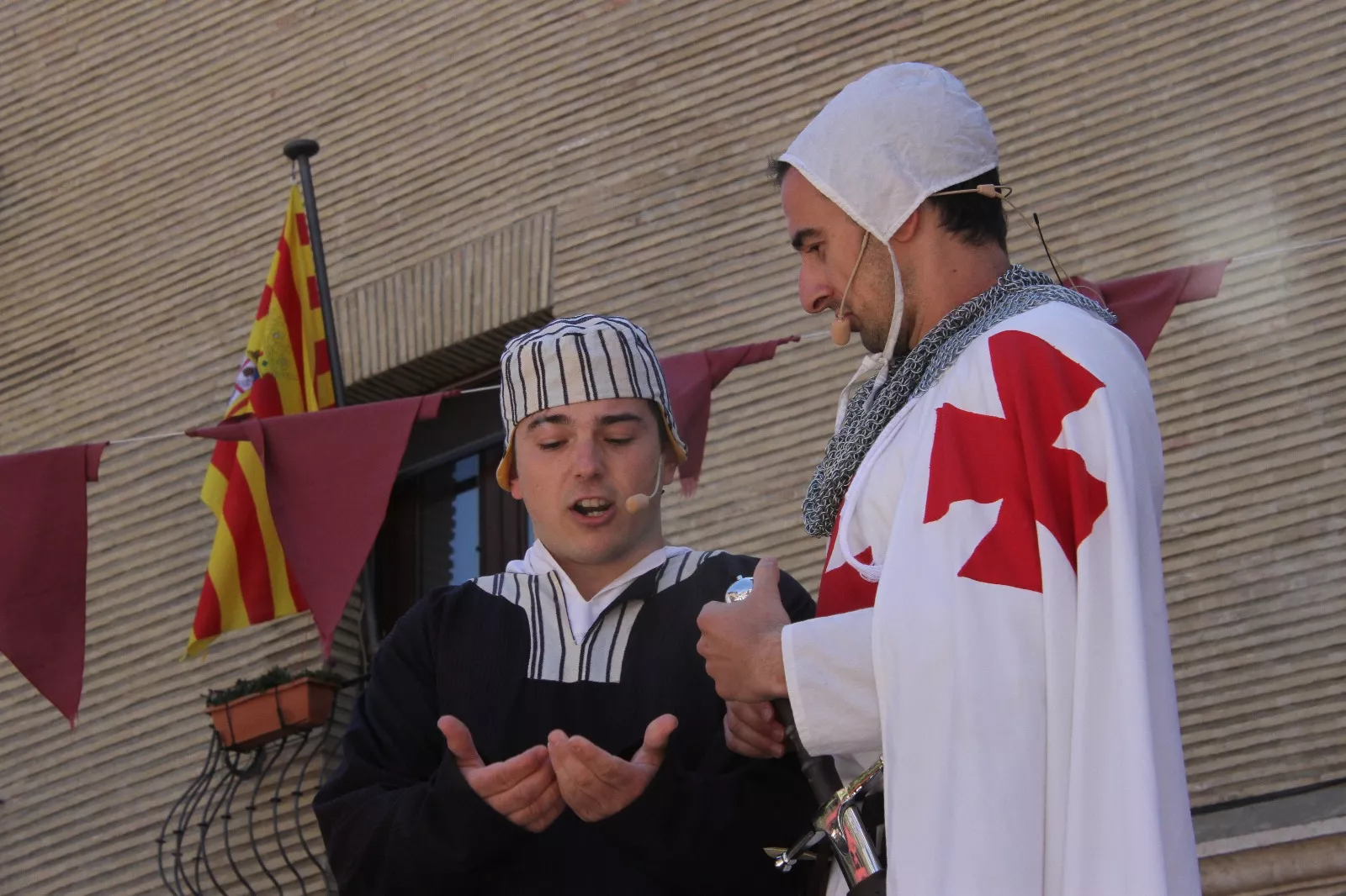 Homenaje templario a Guillem de Mont-rodón". Foto Carlos Neofato