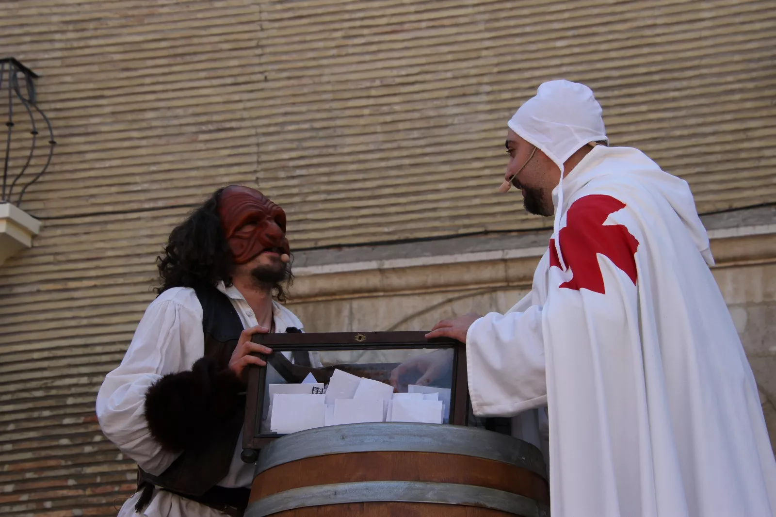 Homenaje templario a Guillem de Mont-rodón". Foto Carlos Neofato