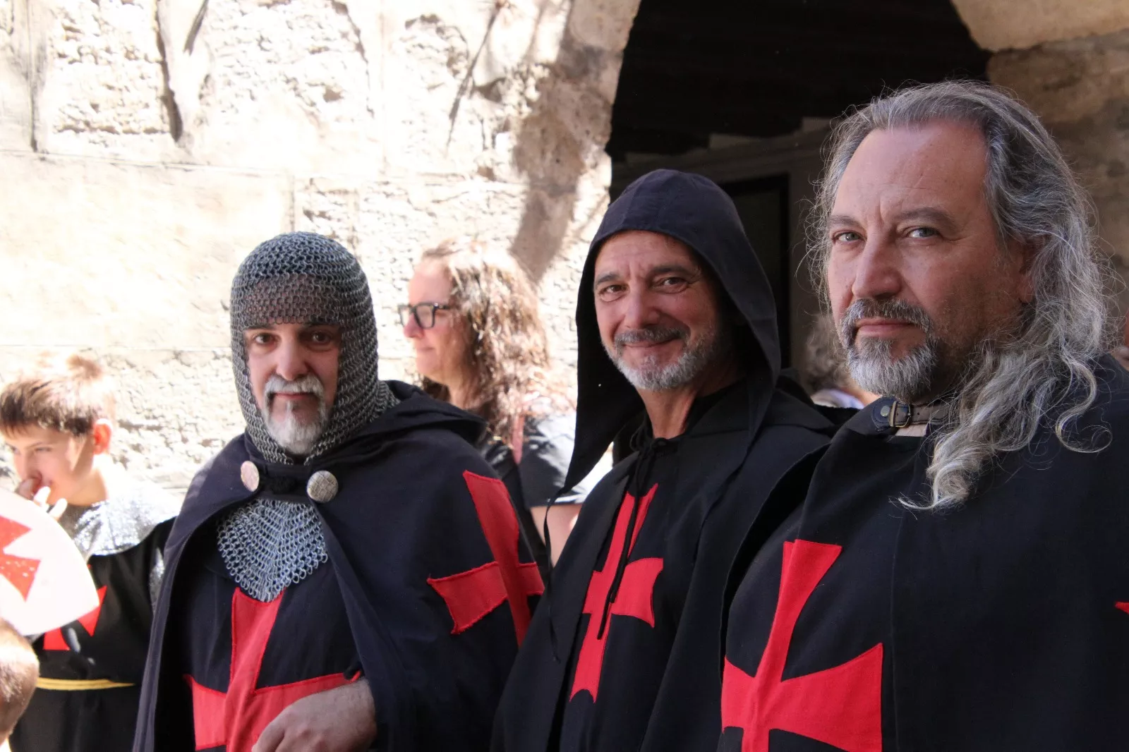 Homenaje templario a Guillem de Mont-rodón". Foto Carlos Neofato