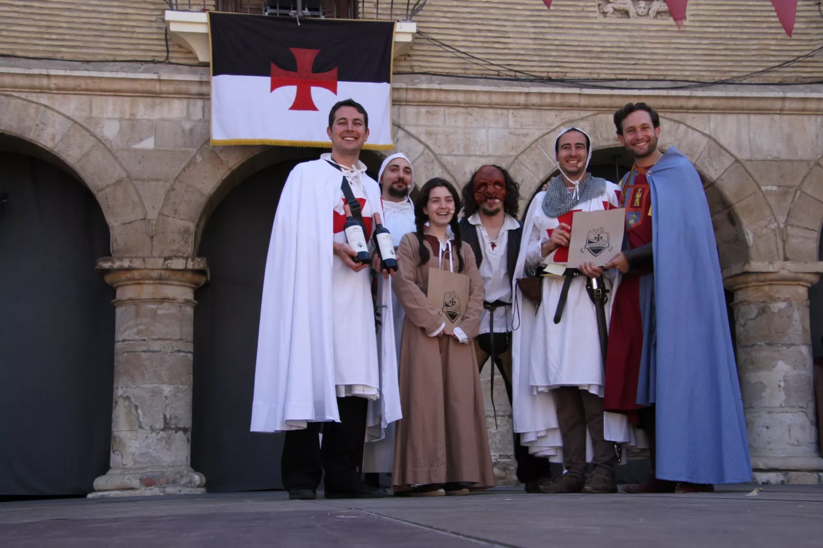 Homenaje templario a Guillem de Mont-rodón". Foto Carlos Neofato
