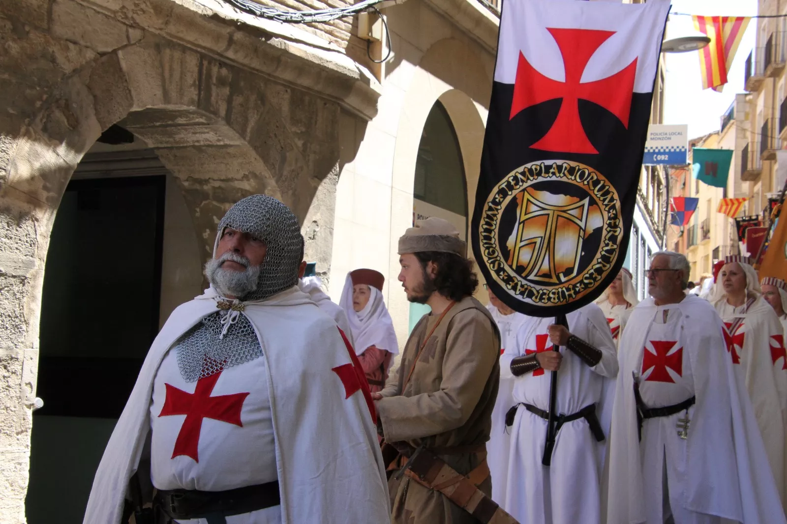 Homenaje templario a Guillem de Mont-rodón". Foto Carlos Neofato