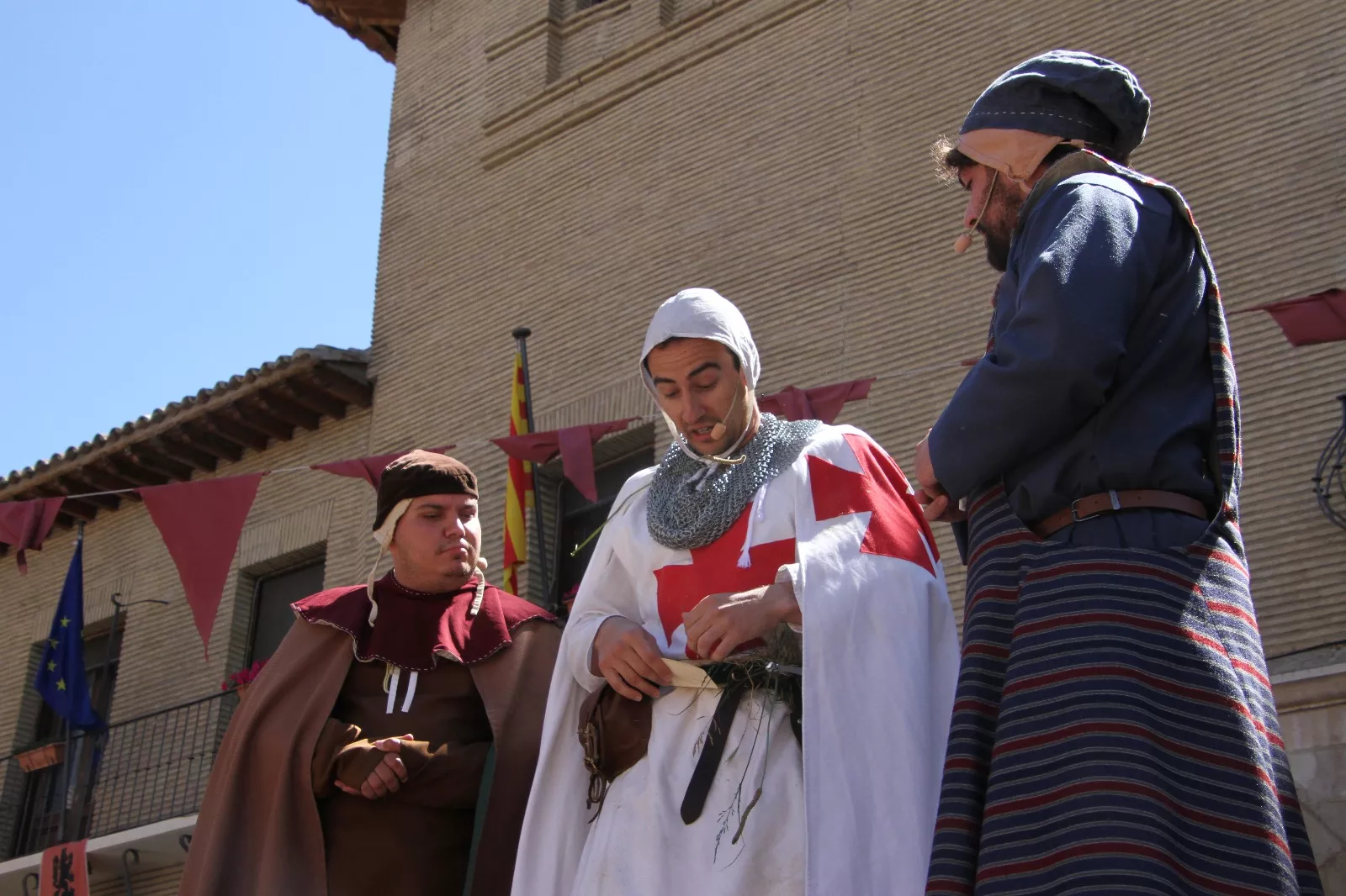 Homenaje templario a Guillem de Mont-rodón". Foto Carlos Neofato