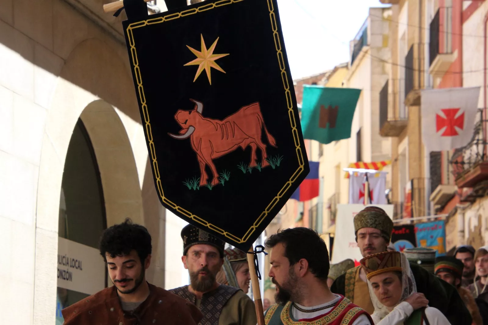 Homenaje templario a Guillem de Mont-rodón". Foto Carlos Neofato