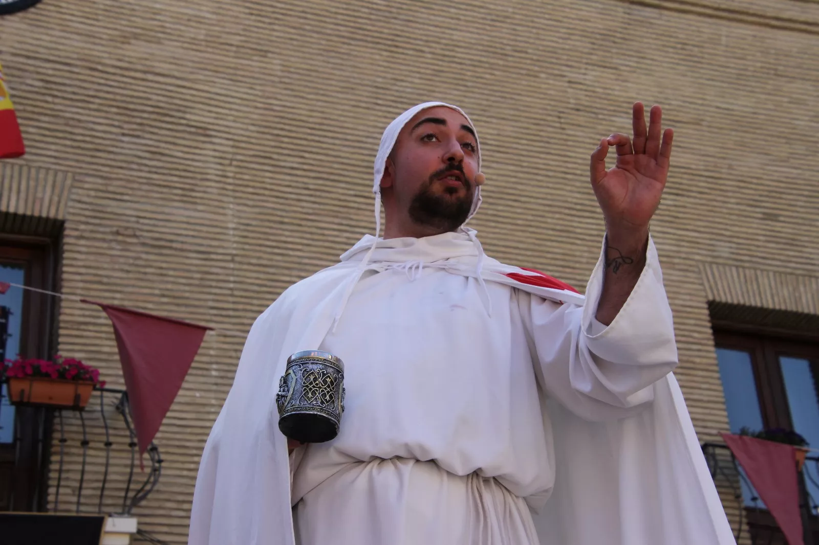 Homenaje templario a Guillem de Mont-rodón". Foto Carlos Neofato