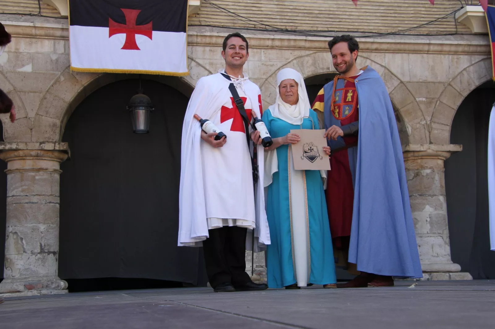 Homenaje templario a Guillem de Mont-rodón". Foto Carlos Neofato