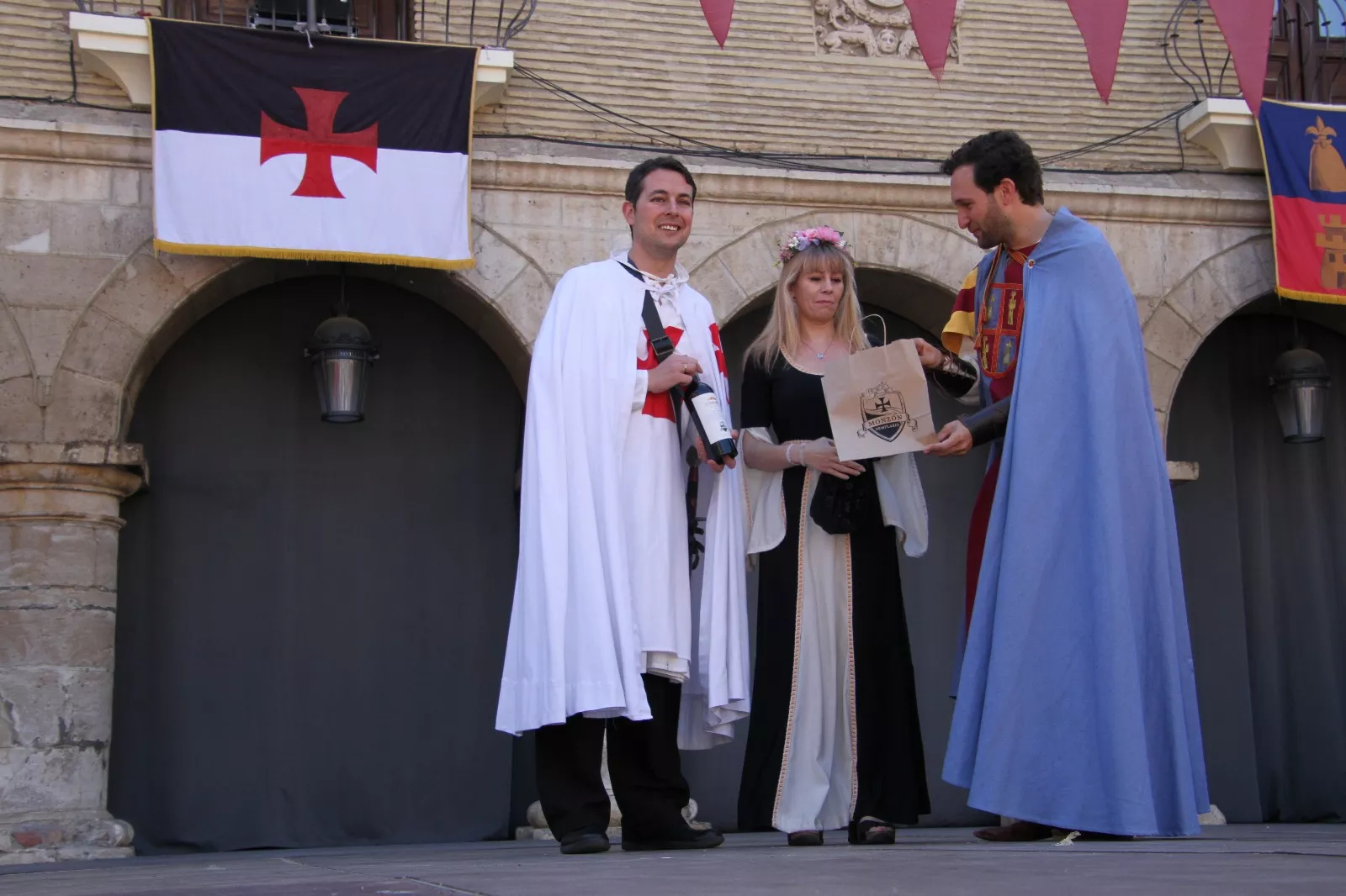 Homenaje templario a Guillem de Mont-rodón". Foto Carlos Neofato