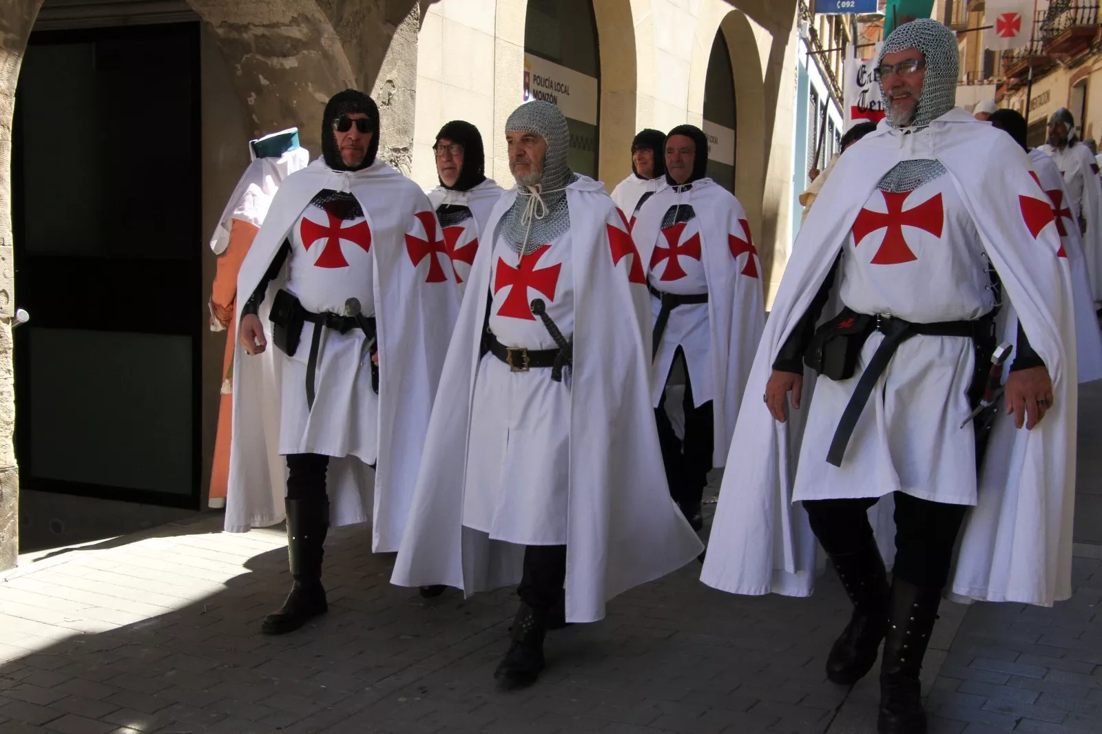Homenaje templario a Guillem de Mont-rodón". Foto Carlos Neofato